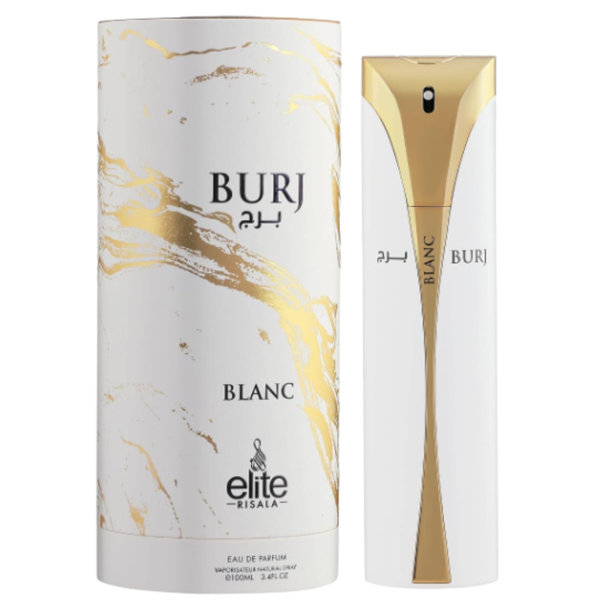 Risala Elite Burj Blanc EDP Spray Unisex 3.4 oz 100ml New Box