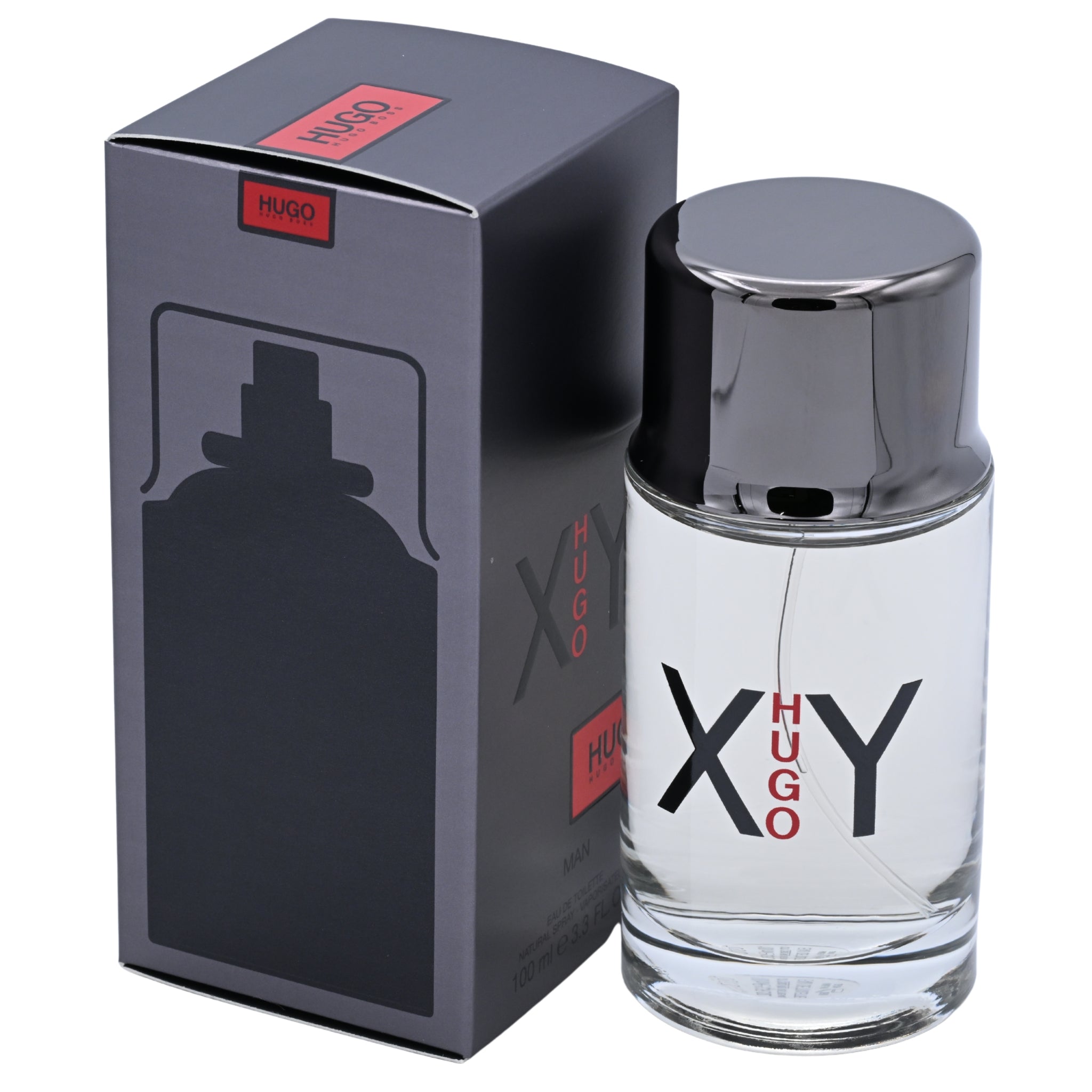 HUGO XY by HUGO BOSS 3.3 / 3.4 oz EDT Cologne Spray Men NEW IN BOX