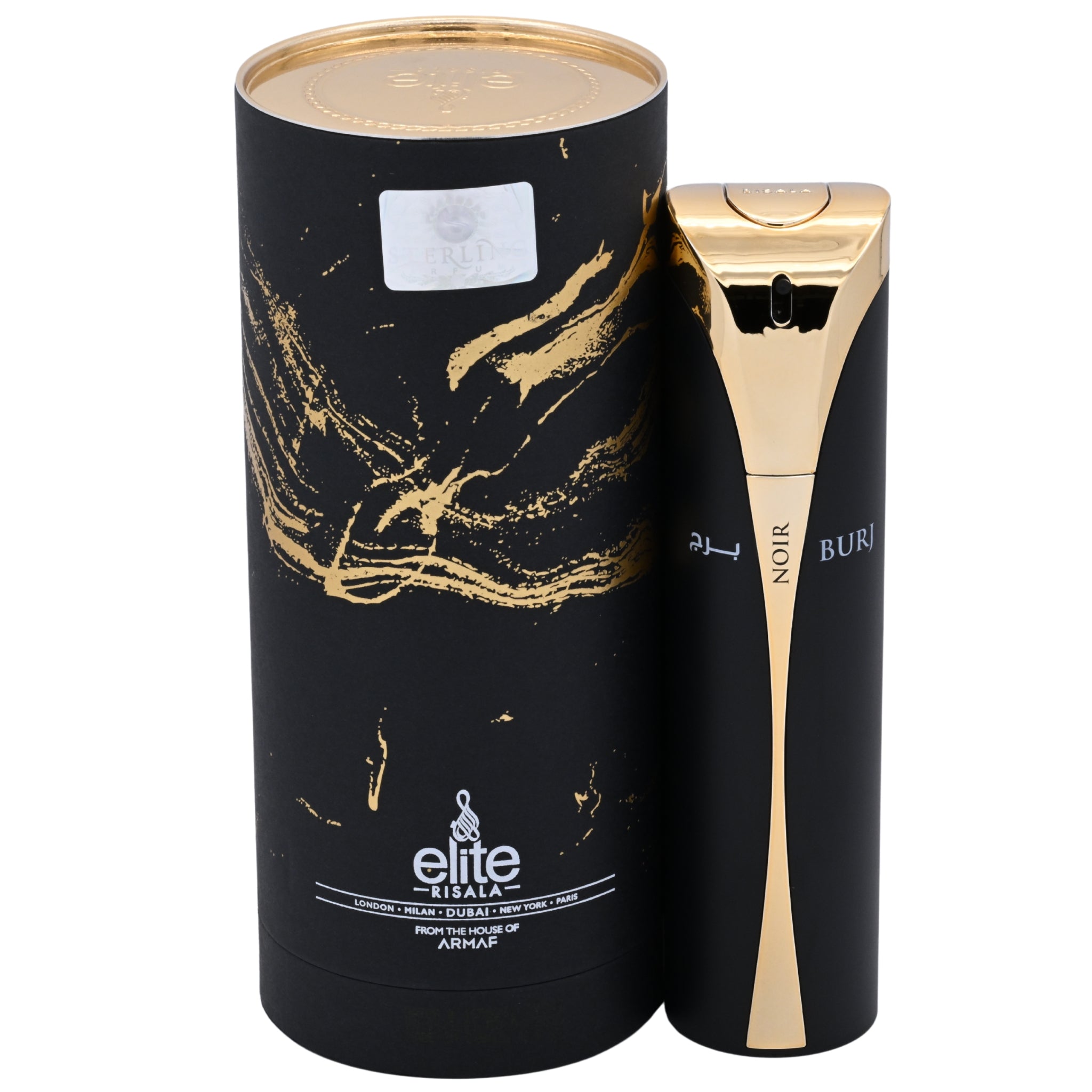 Risala Elite Burj Noir EDP Unisex Spray 3.4 oz 100ml New Box