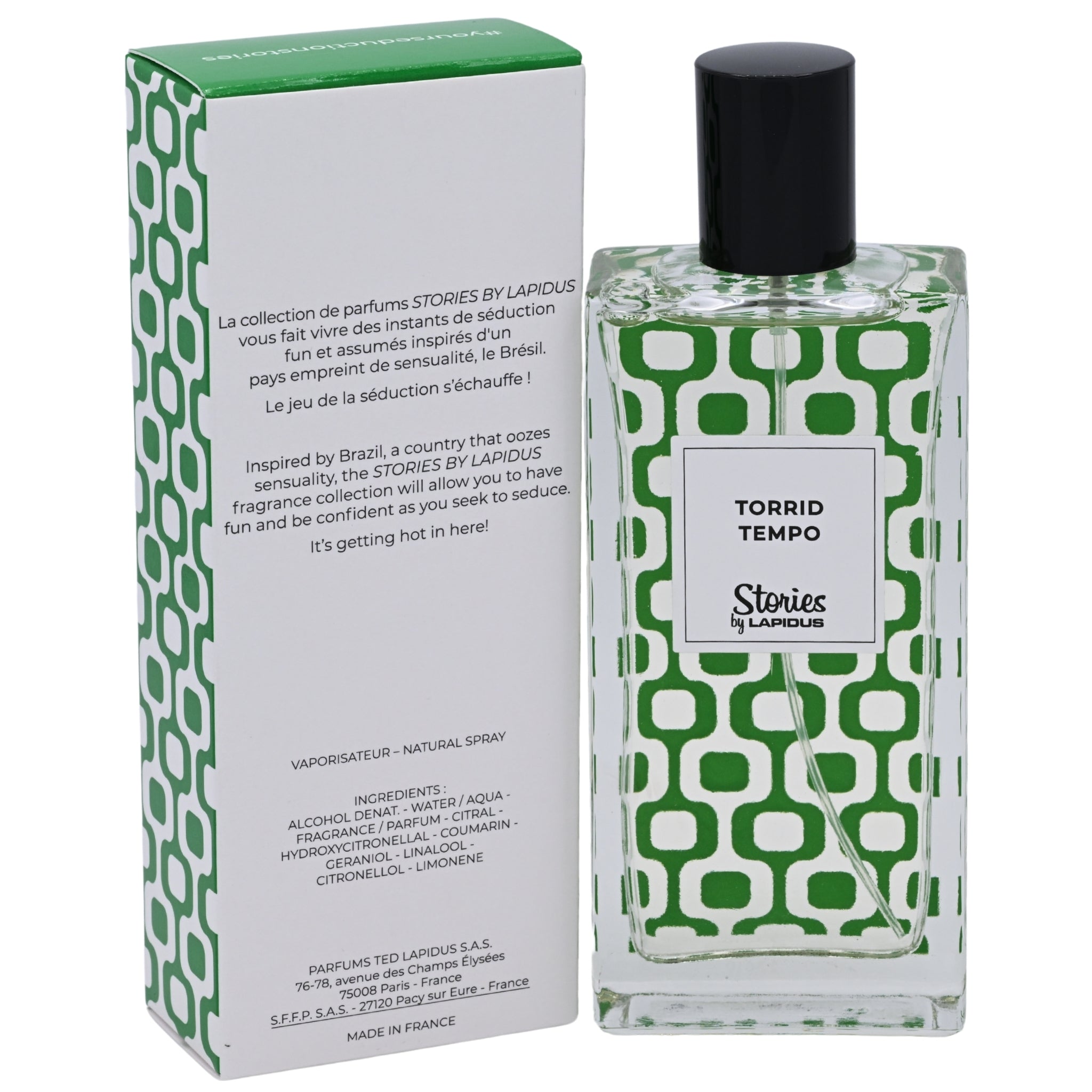 Lapidus Ted Stories EDT Spray Men 3.33 oz 100ml