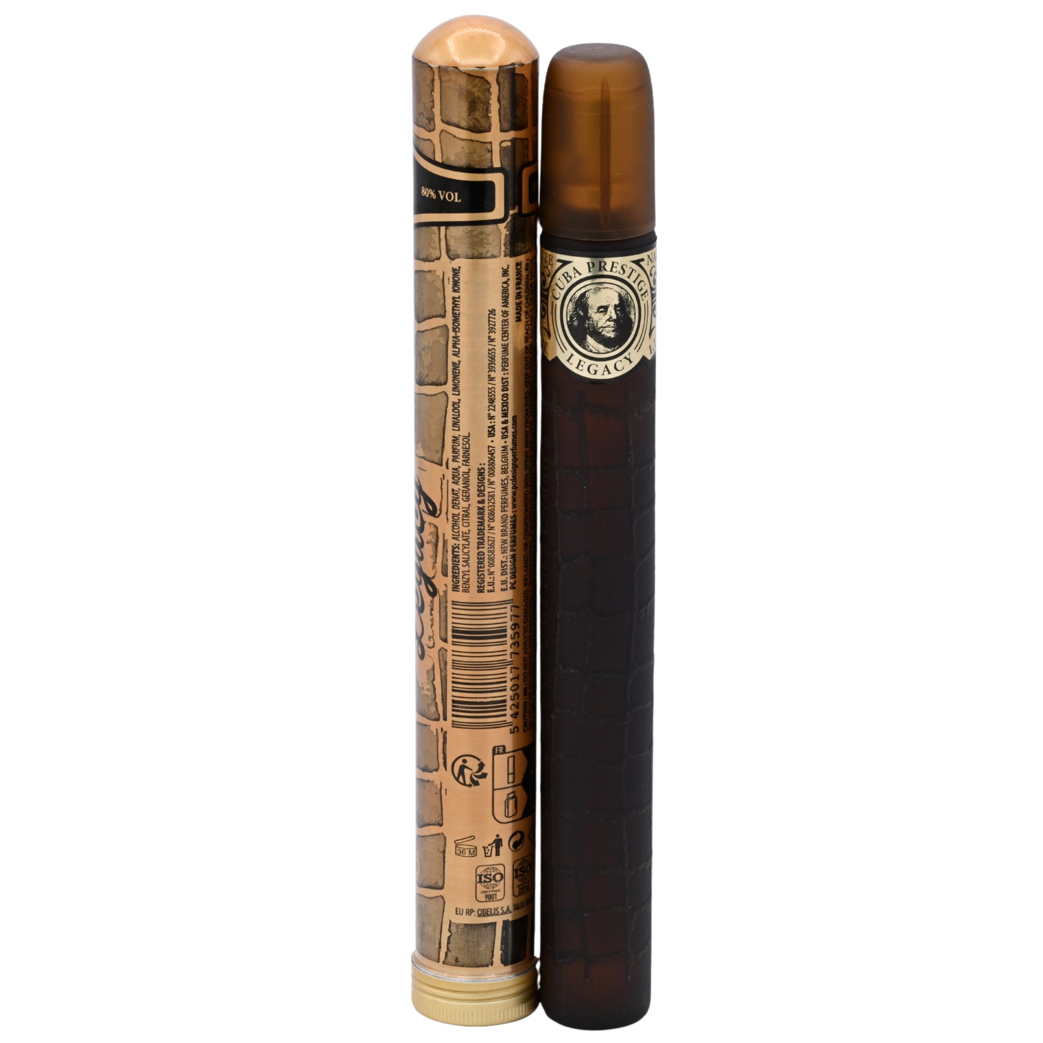 Cuba Prestige Legacy Eau de Toilette (EDT) Spray for Men 1.17 fl oz (35 ml)