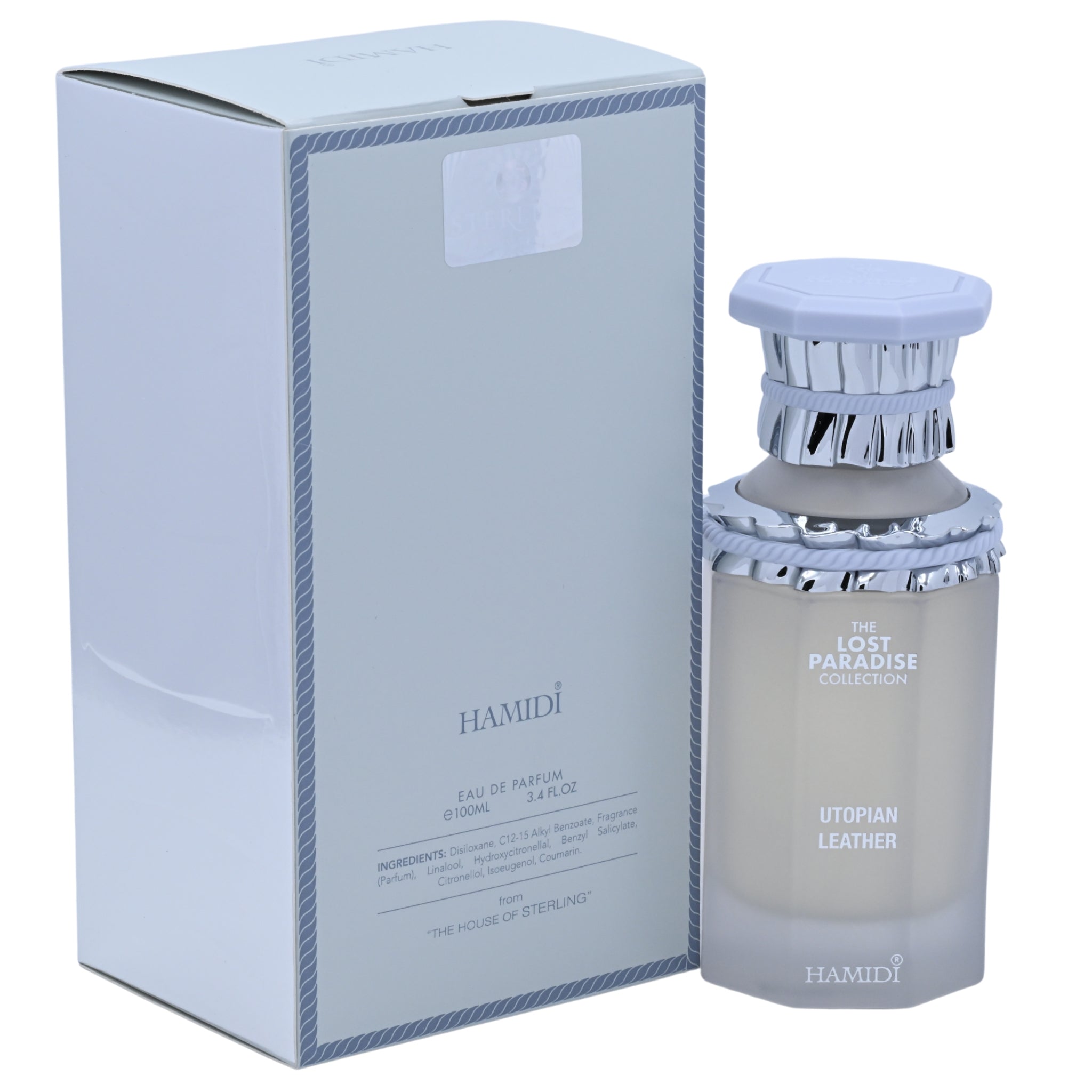 Hamidi The Lost Paradise Utopian Leather EDP Spray Unisex 3.4 oz New Box