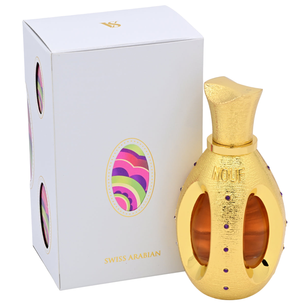 Swiss Arabian Nouf Eau de Parfum Spray, Unisex, 1.7 fl oz (50 ml)