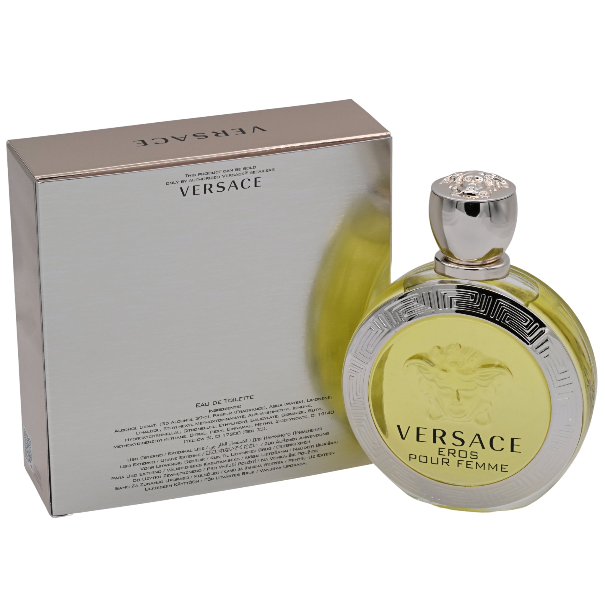 VERSACE EROS POUR FEMME 3.3 / 3.4 oz edt Perfume New in Box
