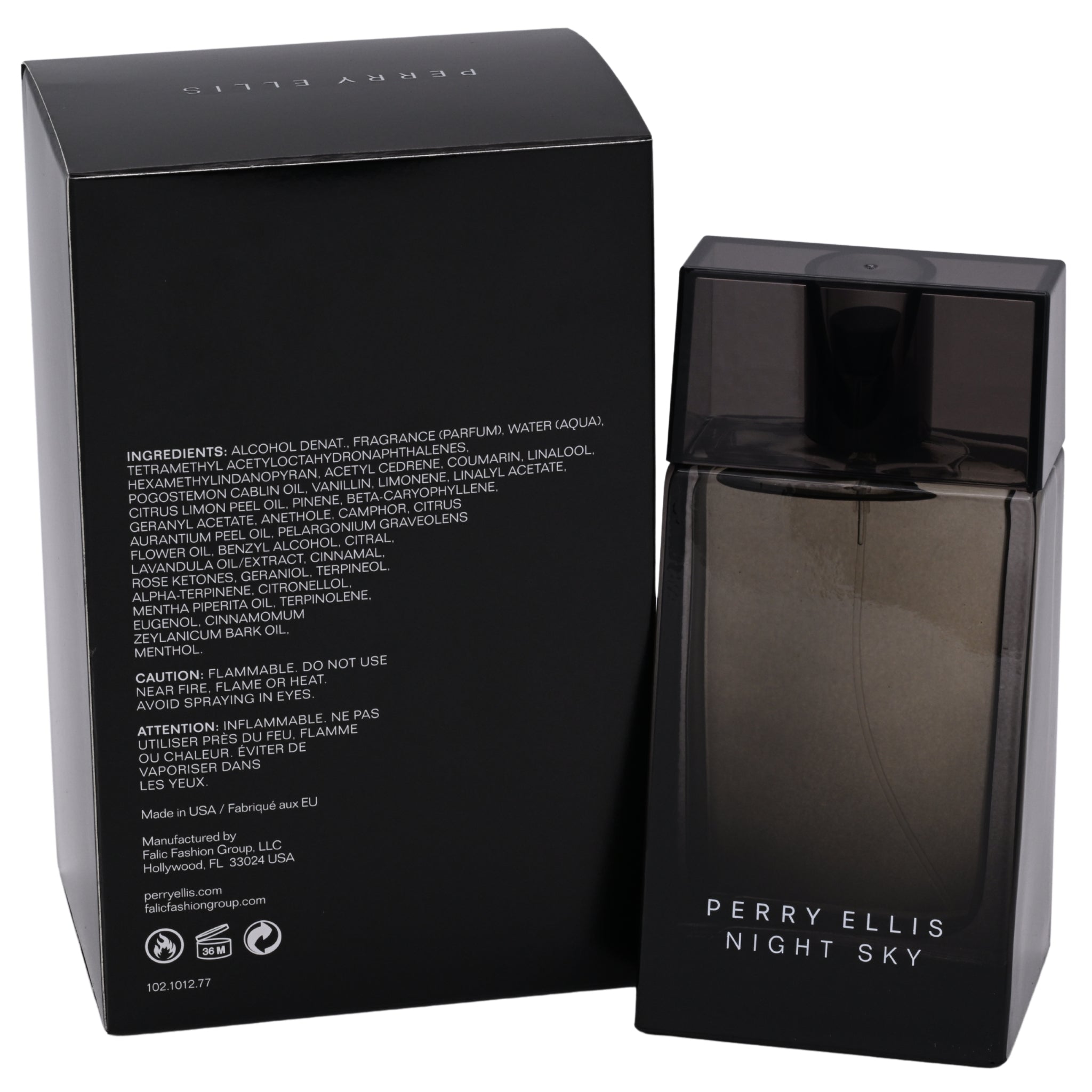 Perry Ellis Night Sky Eau de Toilette (EDT) Spray for Men 3.4 oz New in Retail Box