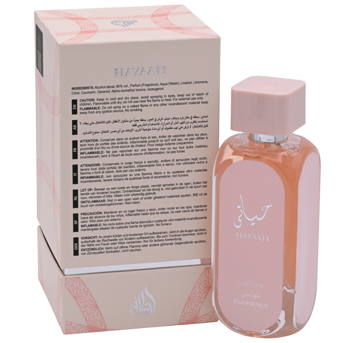 Hayaati Florence by Lattafa perfume for her EDP 3.3 / 3.4 oz New in Box