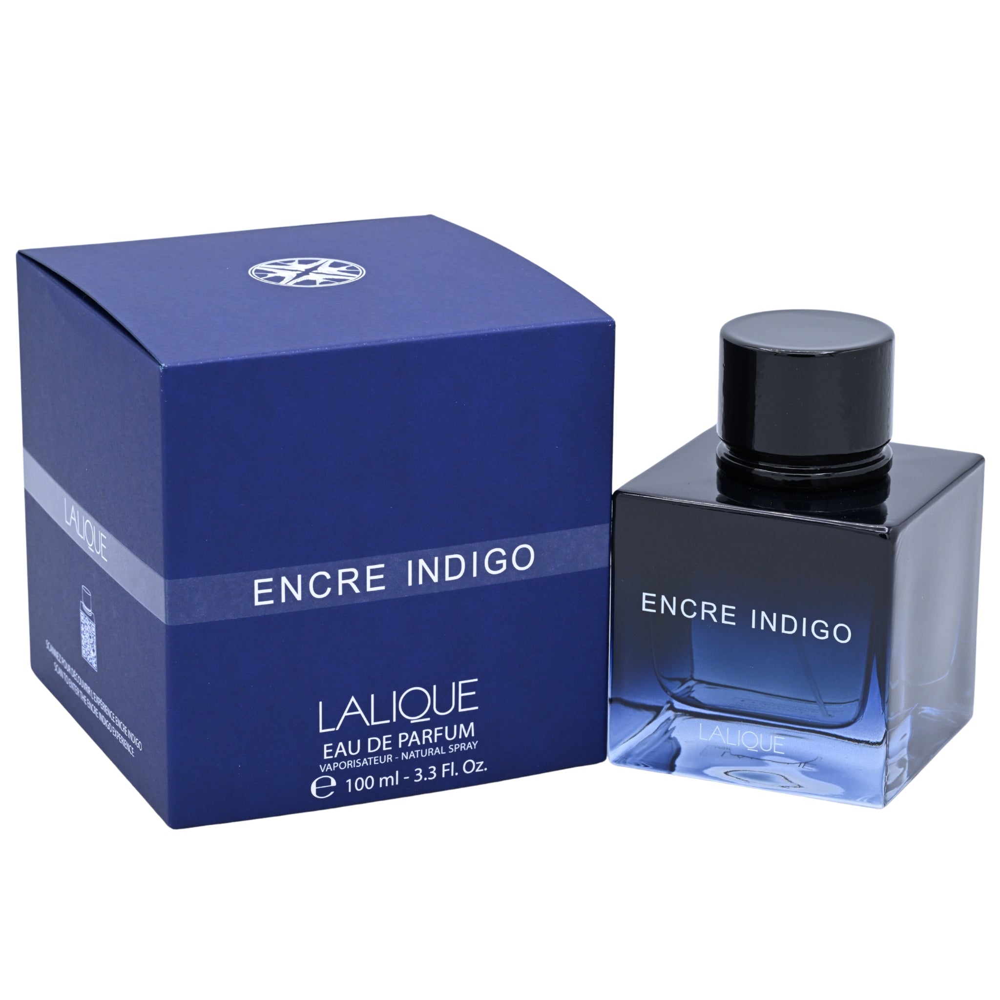 Lalique Encre Indigo Eau de Parfum Spray for Men 3.4 oz (100 ml)
