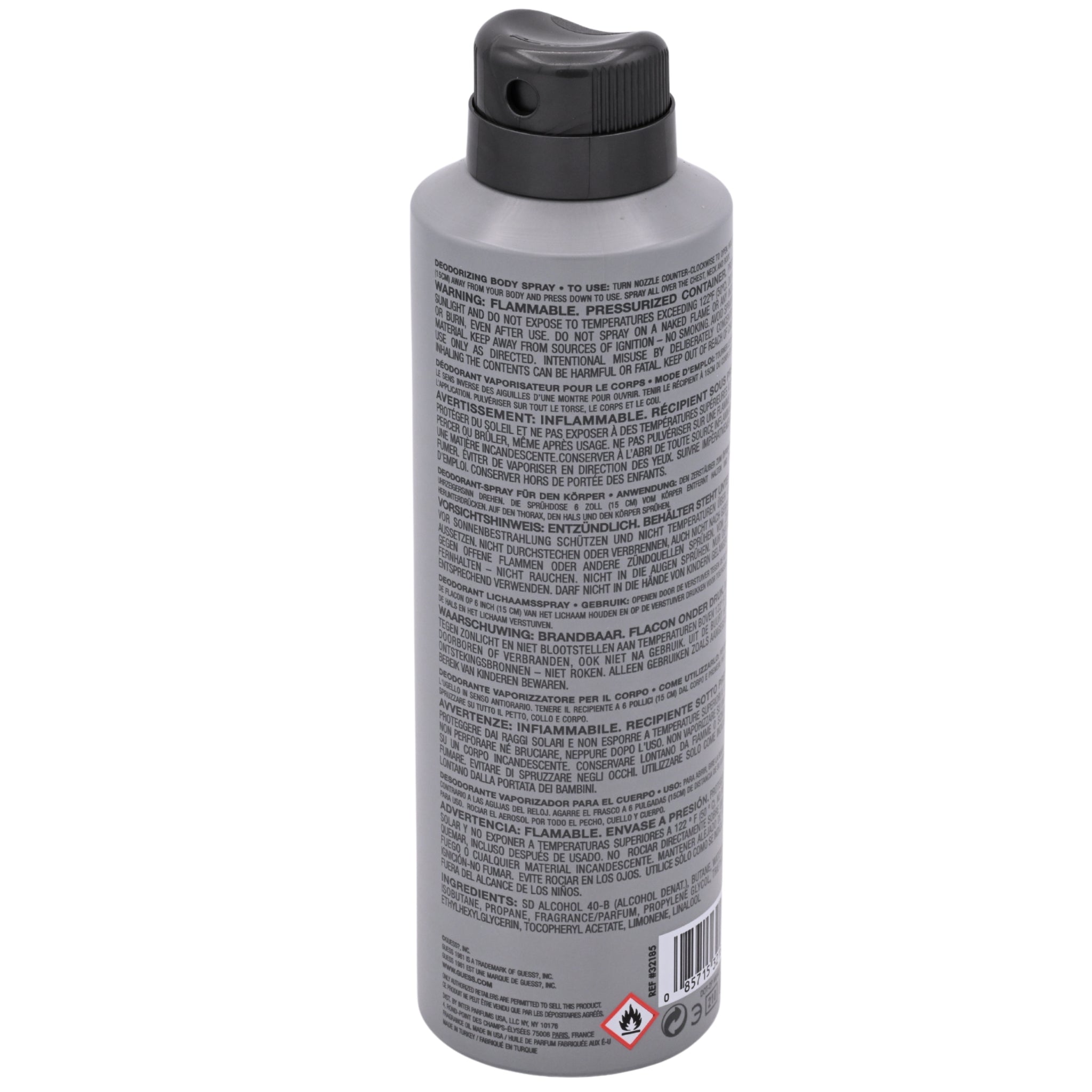 Guess 1981 Deodorizing Body Spray (Deodorant) for Men, 6.0 fl oz by Guess