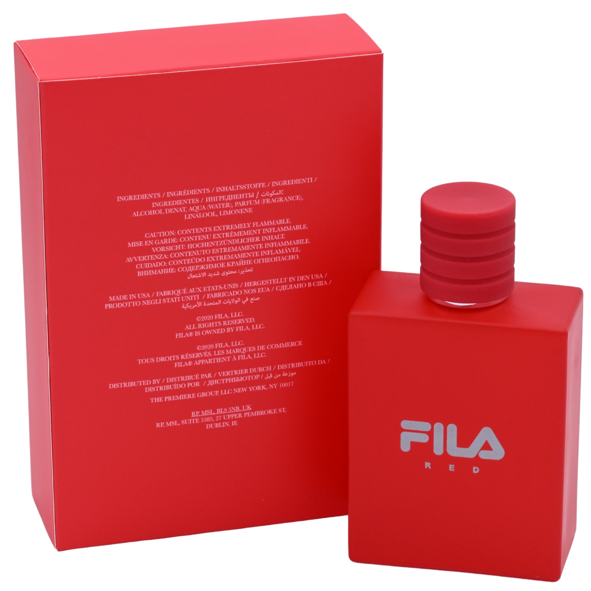 Fila Red by cologne for men EDT 3.3 / 3.4 oz New In Box