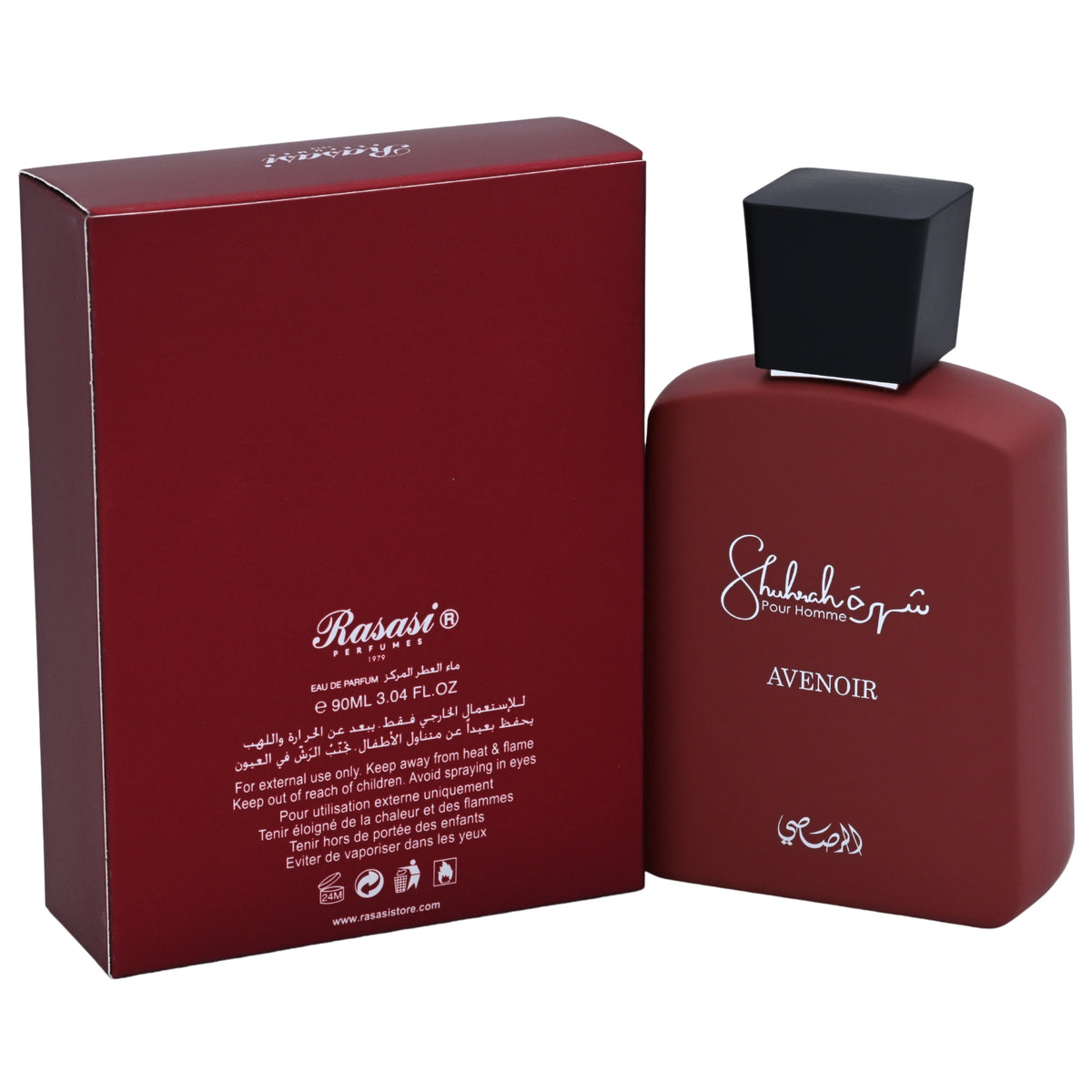 Rasasi Shuhrah Avenoir EDP Spray Men 3.04 oz 90ml