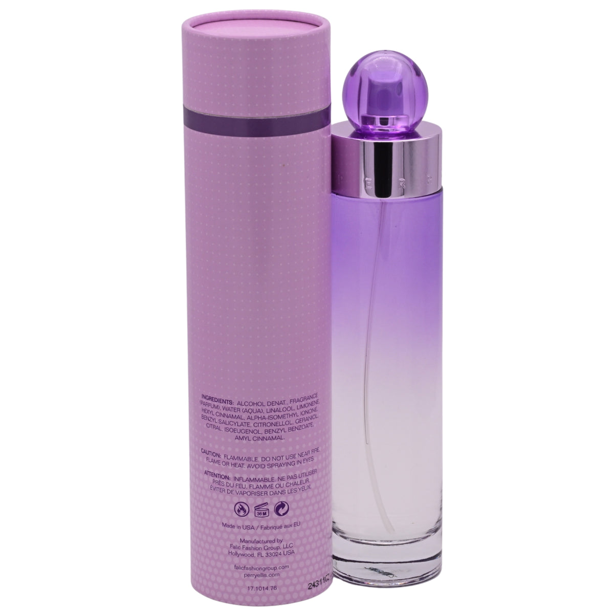 360 PURPLE by Perry Ellis 6.7 / 6.8 oz EDP Perfume For Women NEW IN BOX