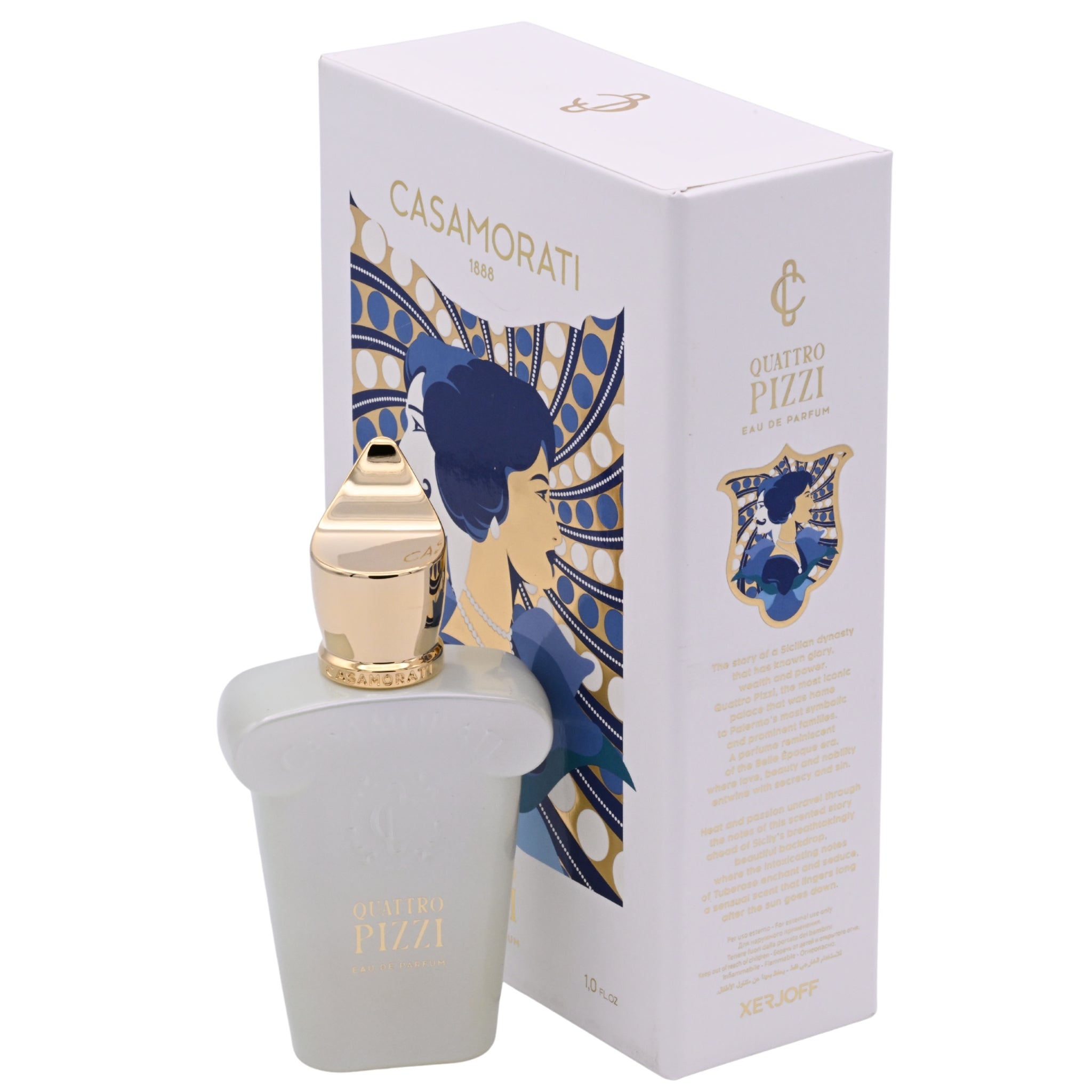 Xerjoff Casamorati 1888 Quattro Pizzi Eau de Parfum Spray Unisex 1.0 oz (New in Retail Box)