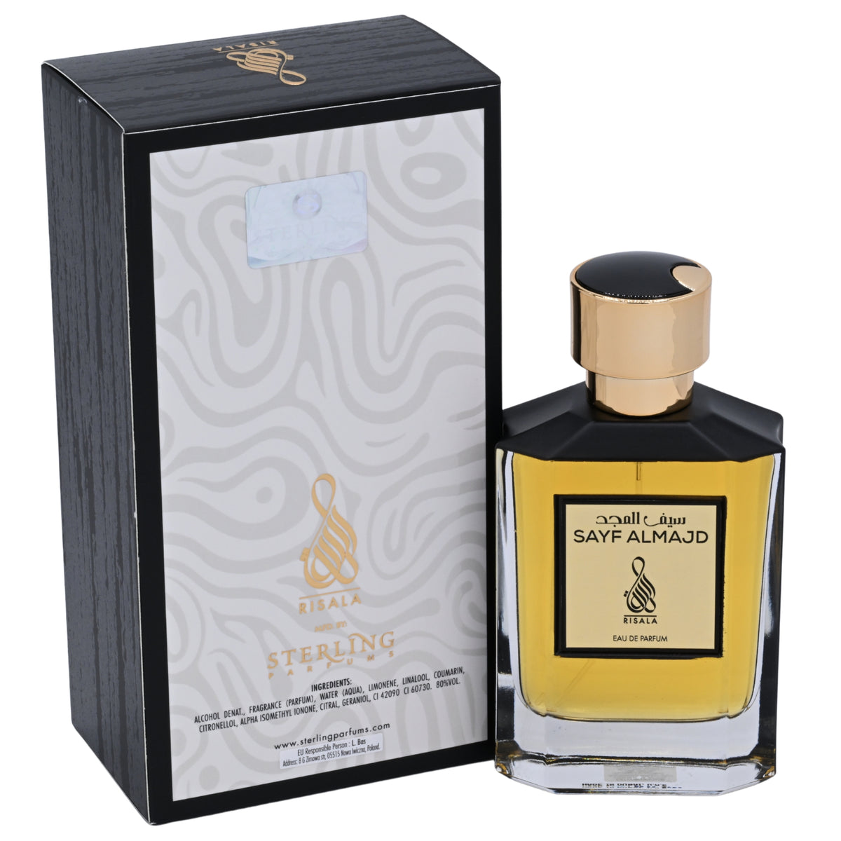 Risala Sayf Almajd Eau de Parfum Spray for Men 3.4 oz (105 ml) New Retail Box