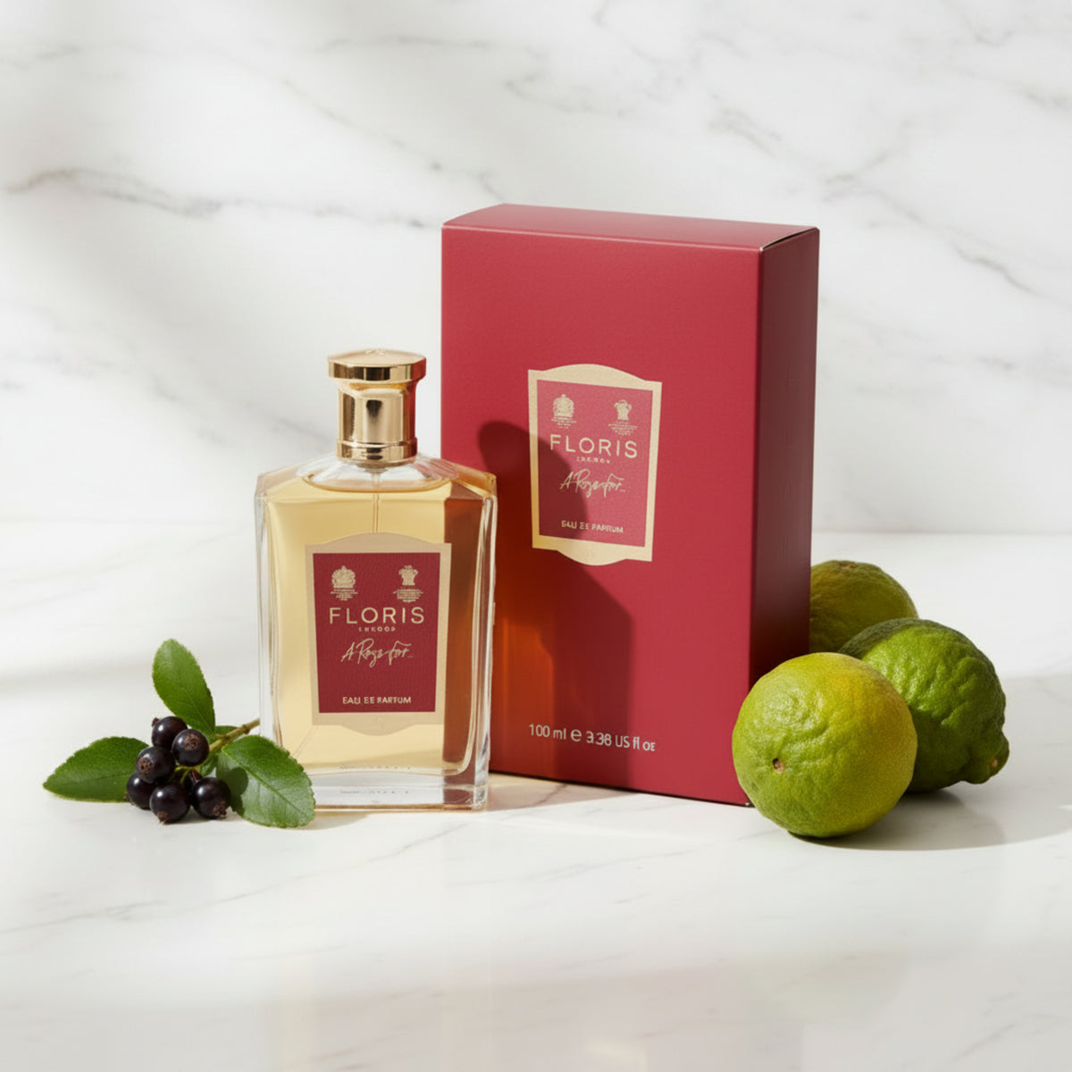 Floris A Rose For... Eau de Parfum Spray for Women 3.38 oz (100ml) NIB
