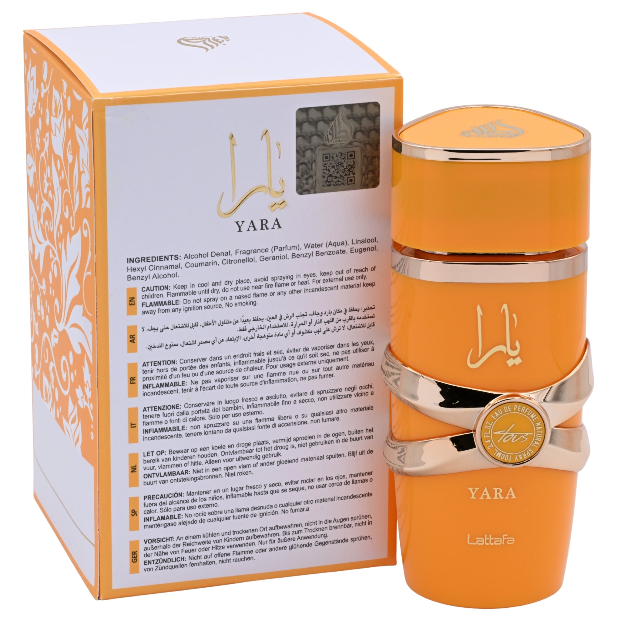 Yara Tous by Lattafa perfume for Women EDP 3.4 oz New In Box