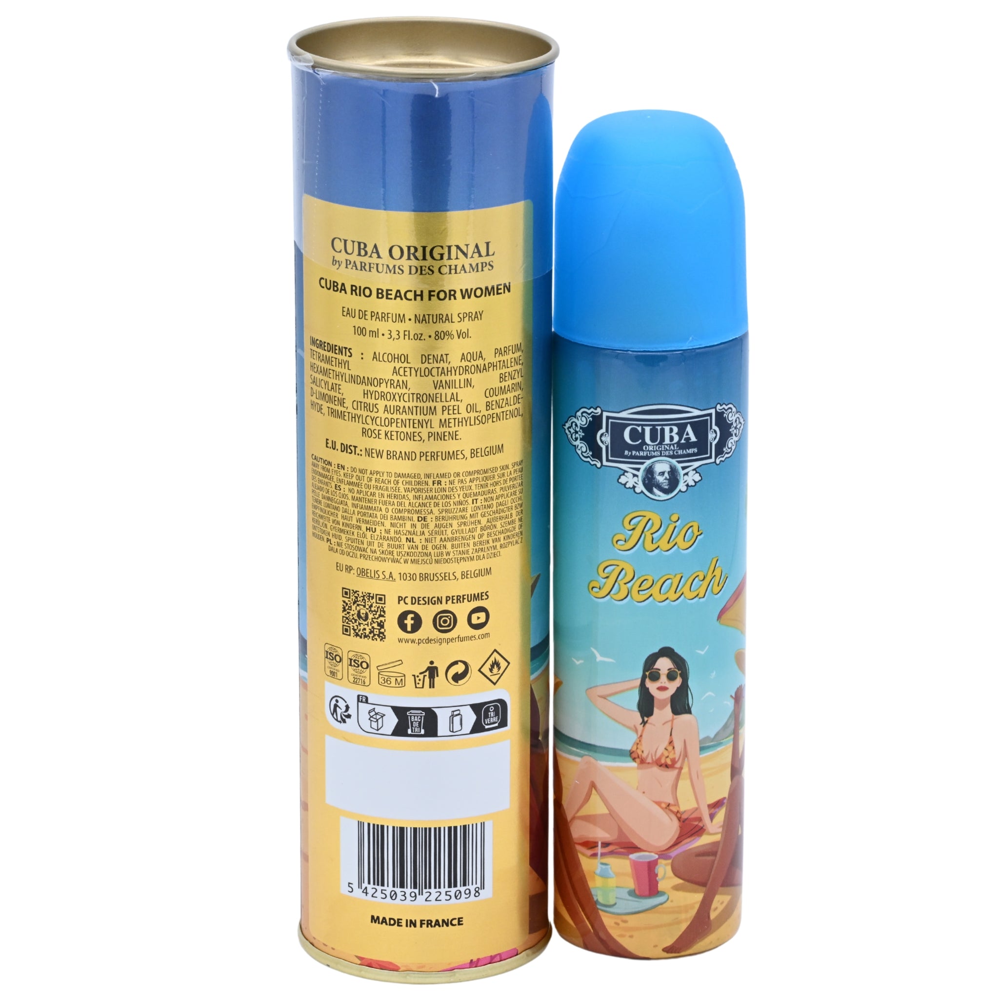 Cuba Rio Beach by Cuba Eau de Parfum Spray for Women 3.3 oz