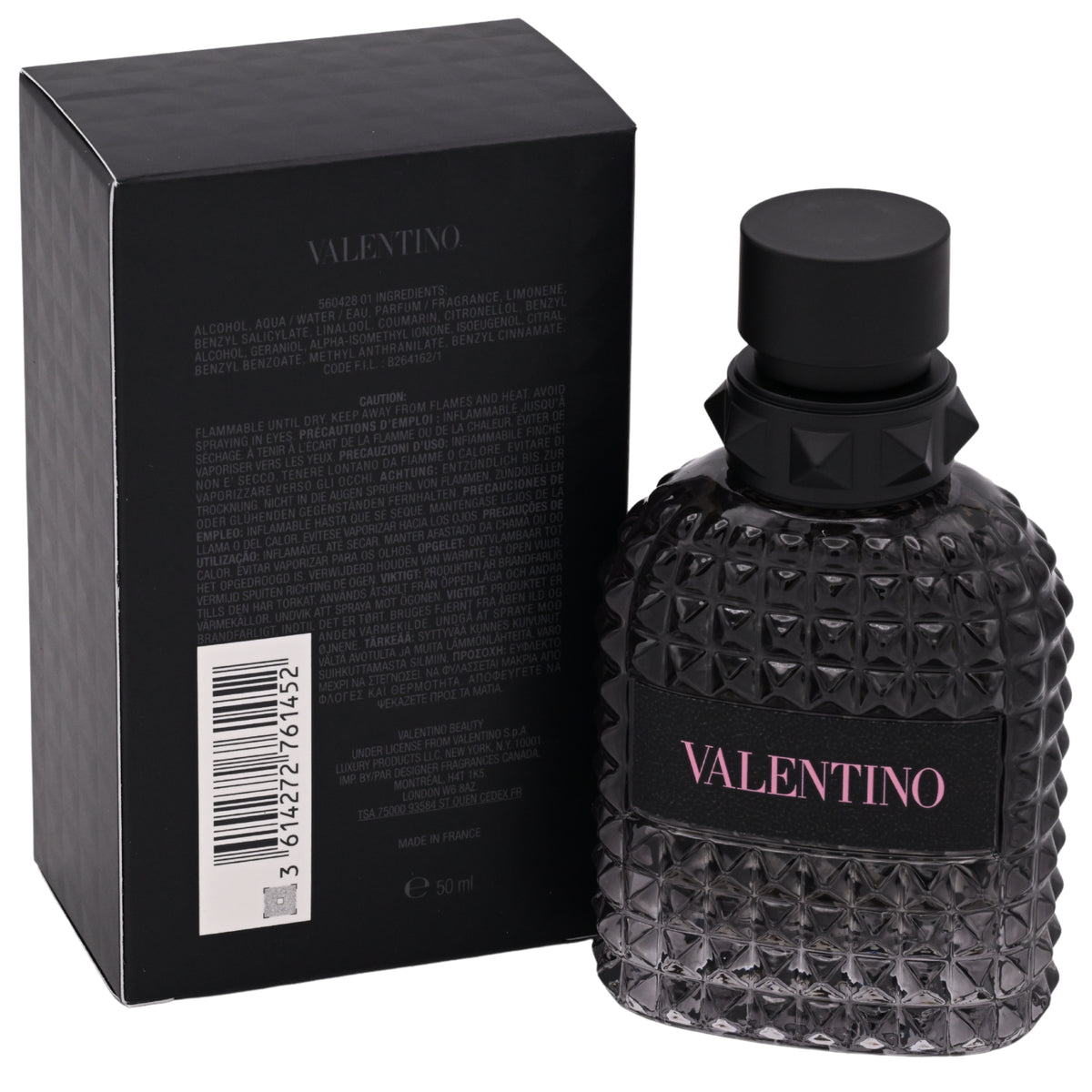 Valentino Uomo Born in Roma Eau de Toilette (EDT) Spray for Men 1.7 oz (50 ml)