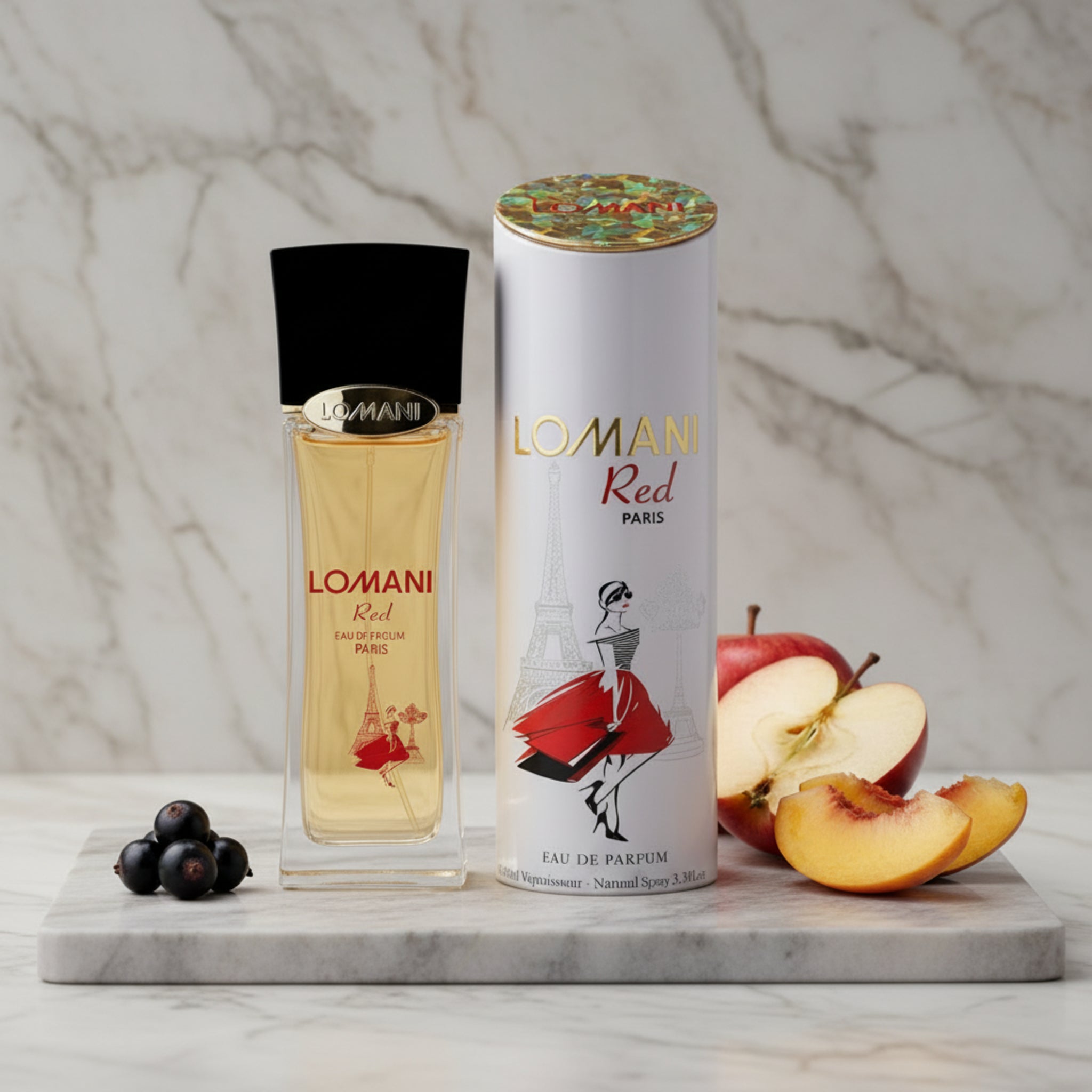 Lomani Red Eau de Parfum (EDP) Spray for Women 3.3 oz / 100 ml
