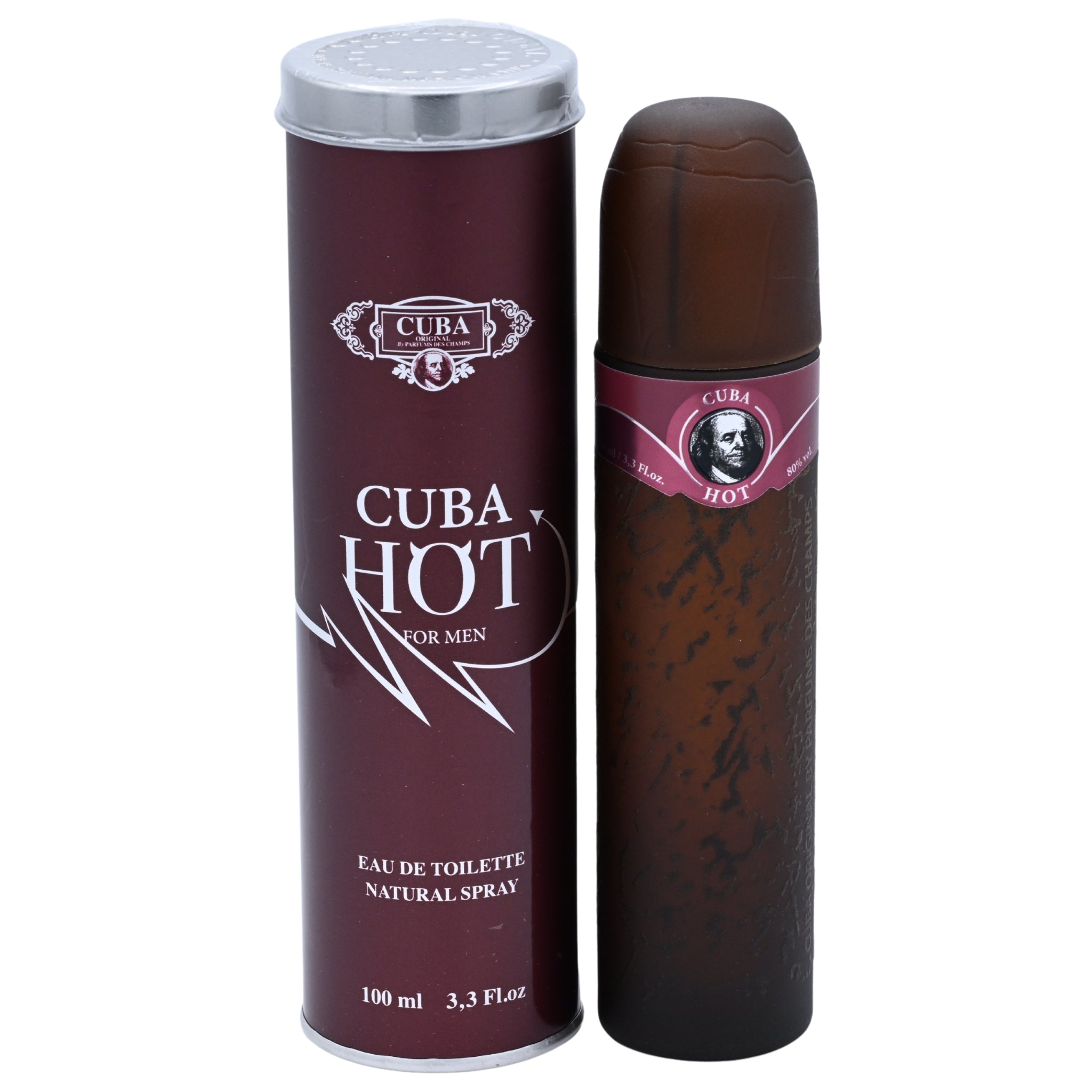 Cuba Hot by Cuba Eau de Toilette (EDT) Spray for Men 3.3 oz / 100 ml