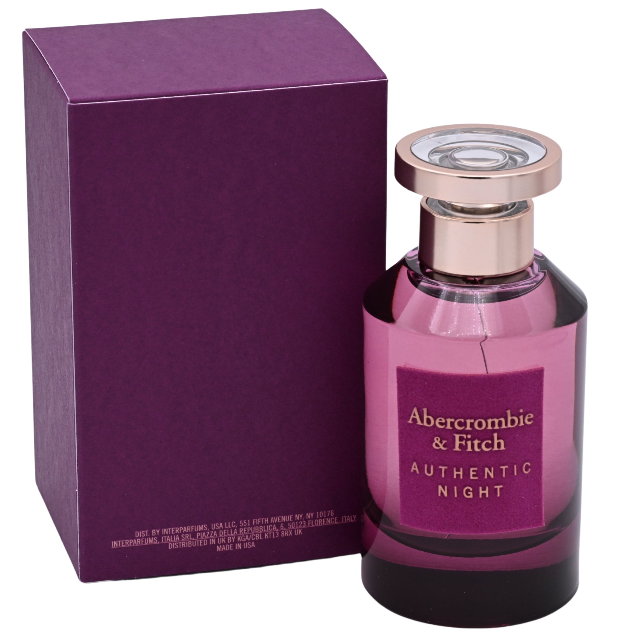 Authentic Night by Abercrombie & Fitch perfume women EDP 3.3 / 3.4 oz New In Box