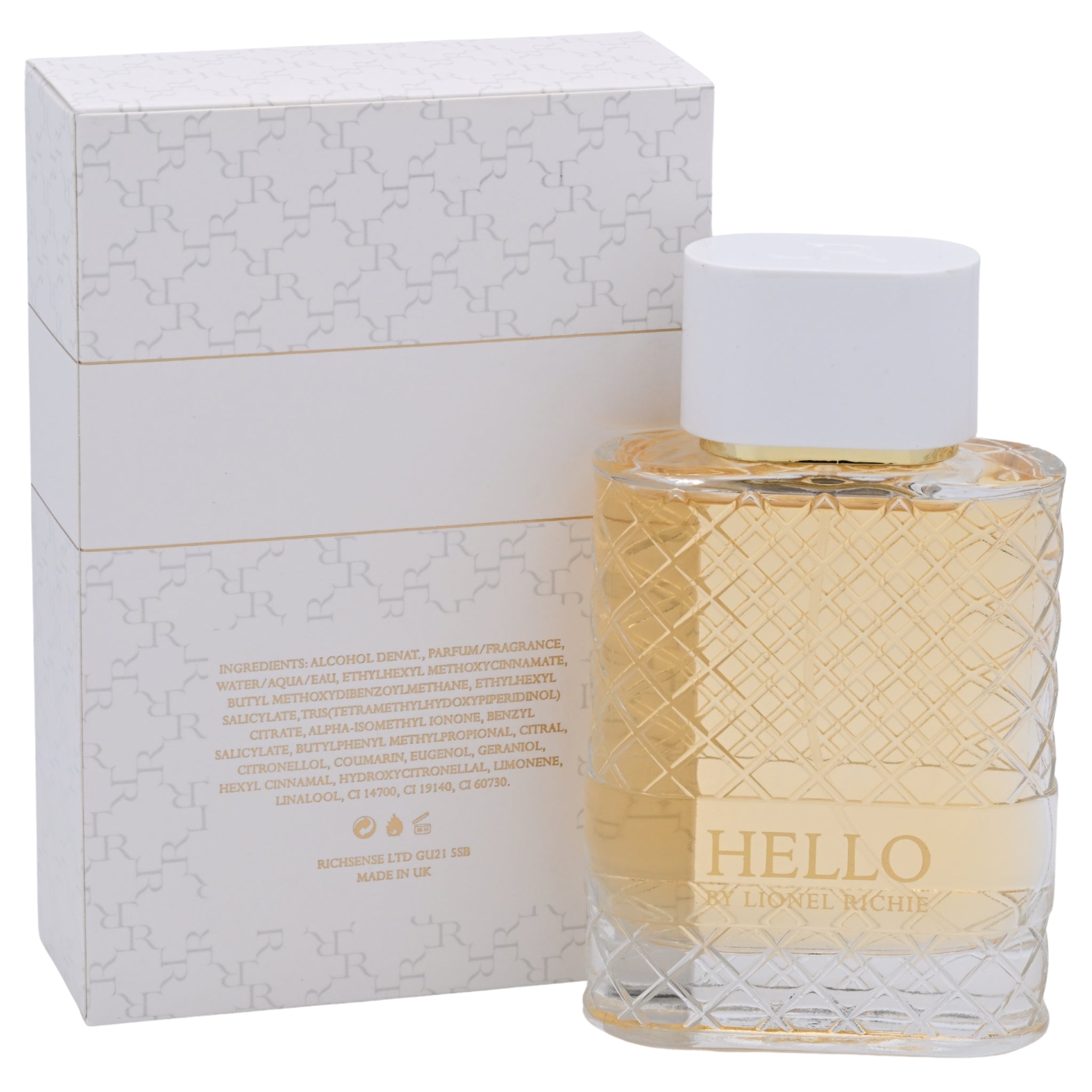 Lionel Richie Hello EDT Spray Women 3.4 oz 100ml, New Box