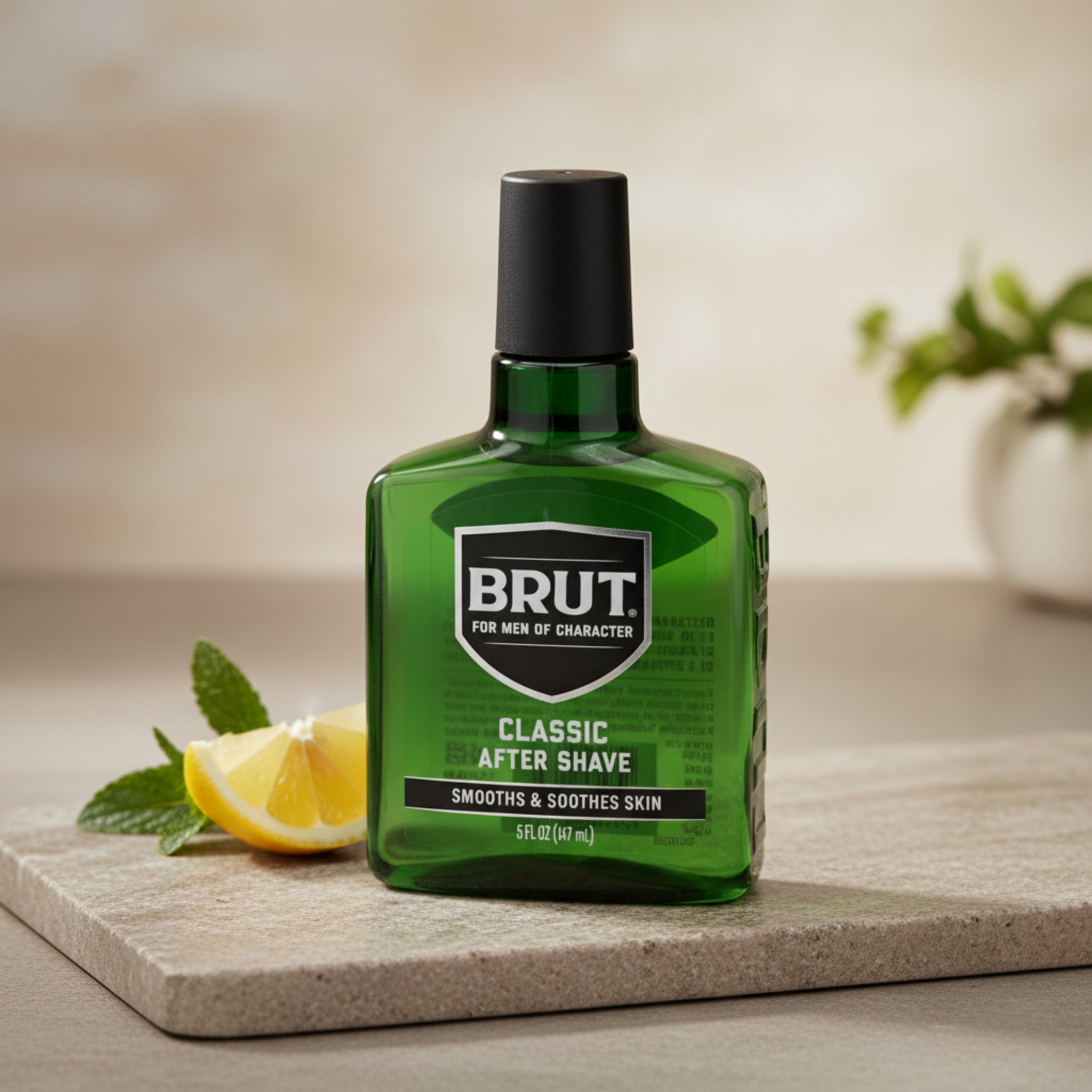 BRUT Classic After Shave Lotion (Original Fragrance) for Men 5 fl oz by Fabergé