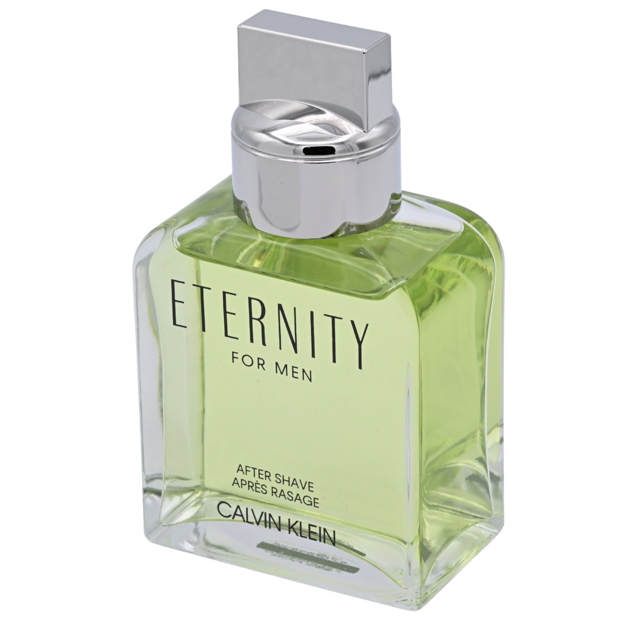 Calvin Klein Eternity for Men after shave bottle on a white background