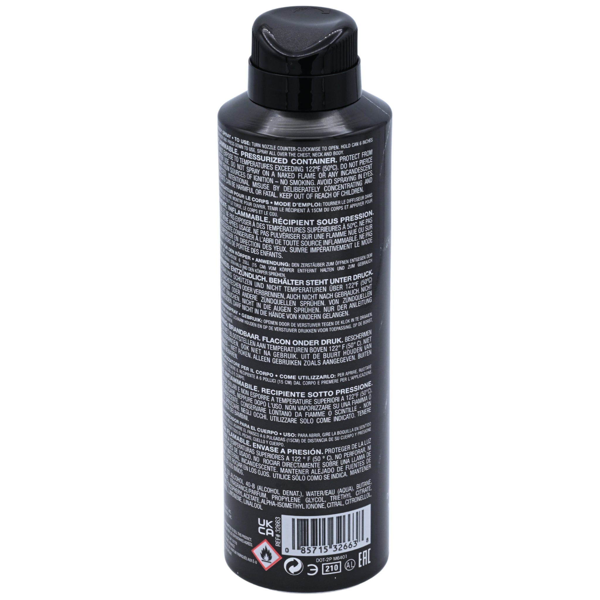 GUESS Uomo Deodorizing Body Spray for Men 6.0 fl oz