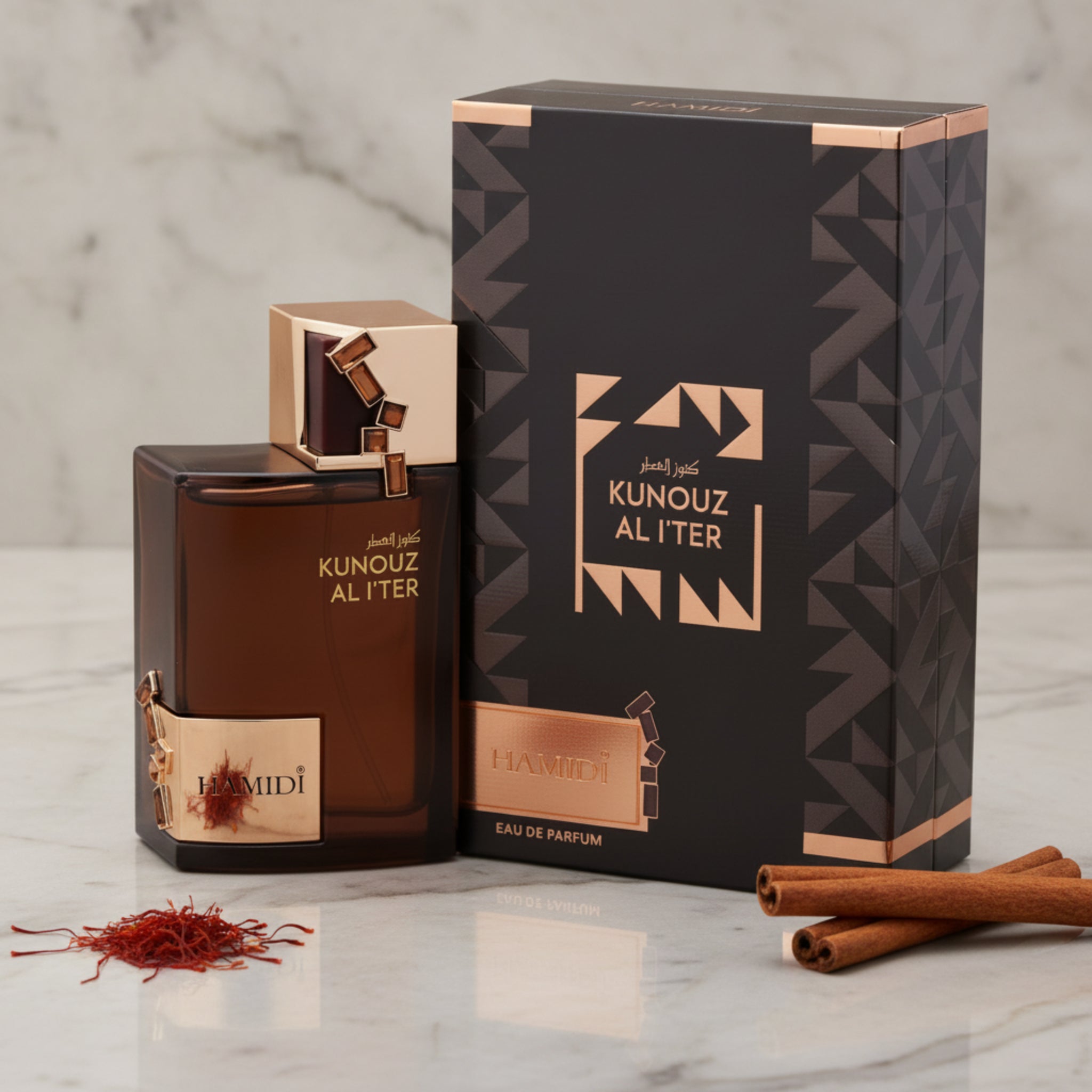 Hamidi Kunouz Al I'ter Eau de Parfum (EDP) Unisex Spray 3.4 oz / 100 ml - Hamidi