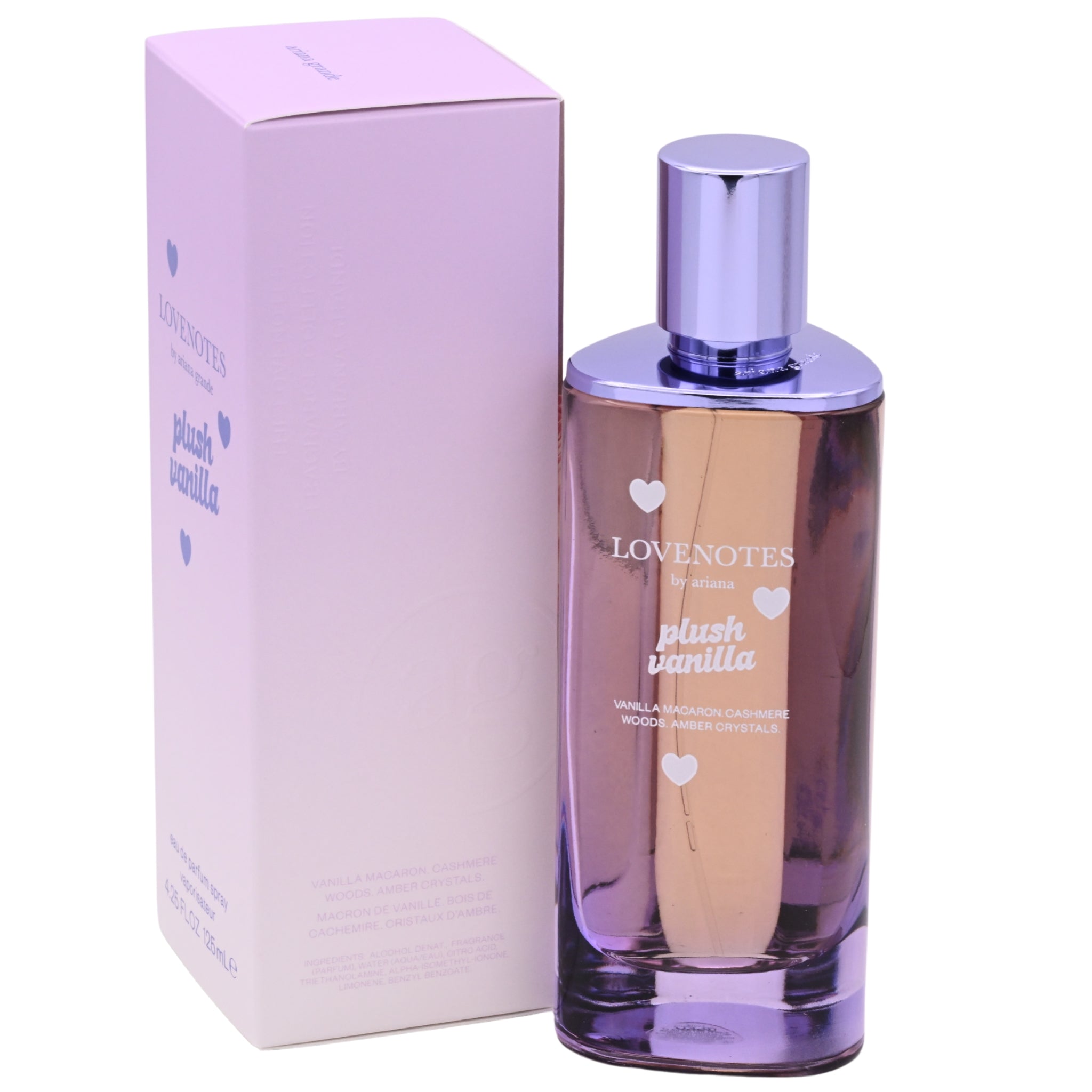 Ariana Grande LOVENOTES Plush Vanilla Eau de Parfum for Women 4.25 oz New in Box