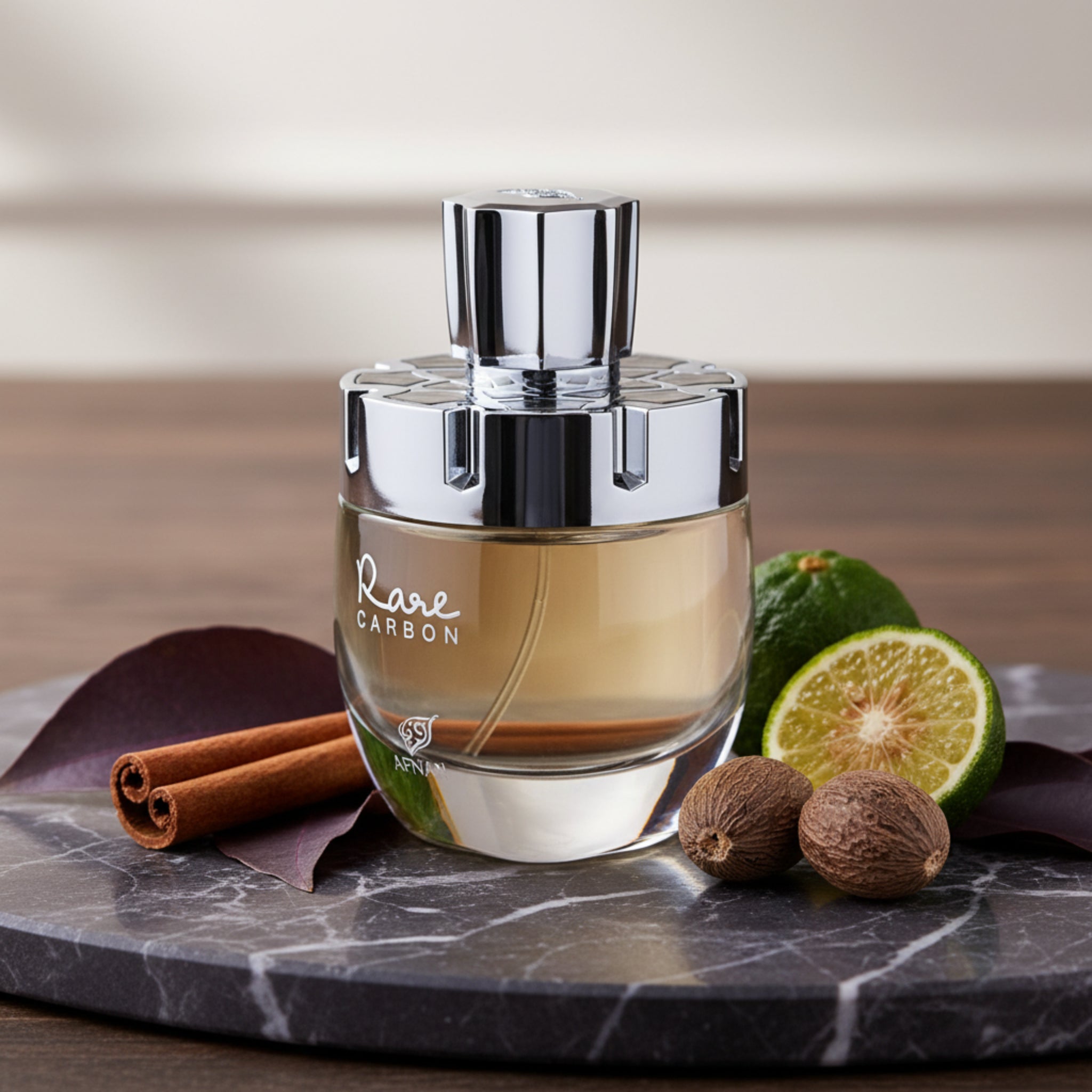 Afnan Rare Carbon Eau de Parfum Spray for Men 3.4 oz (100 ml) - Afnan Perfumes