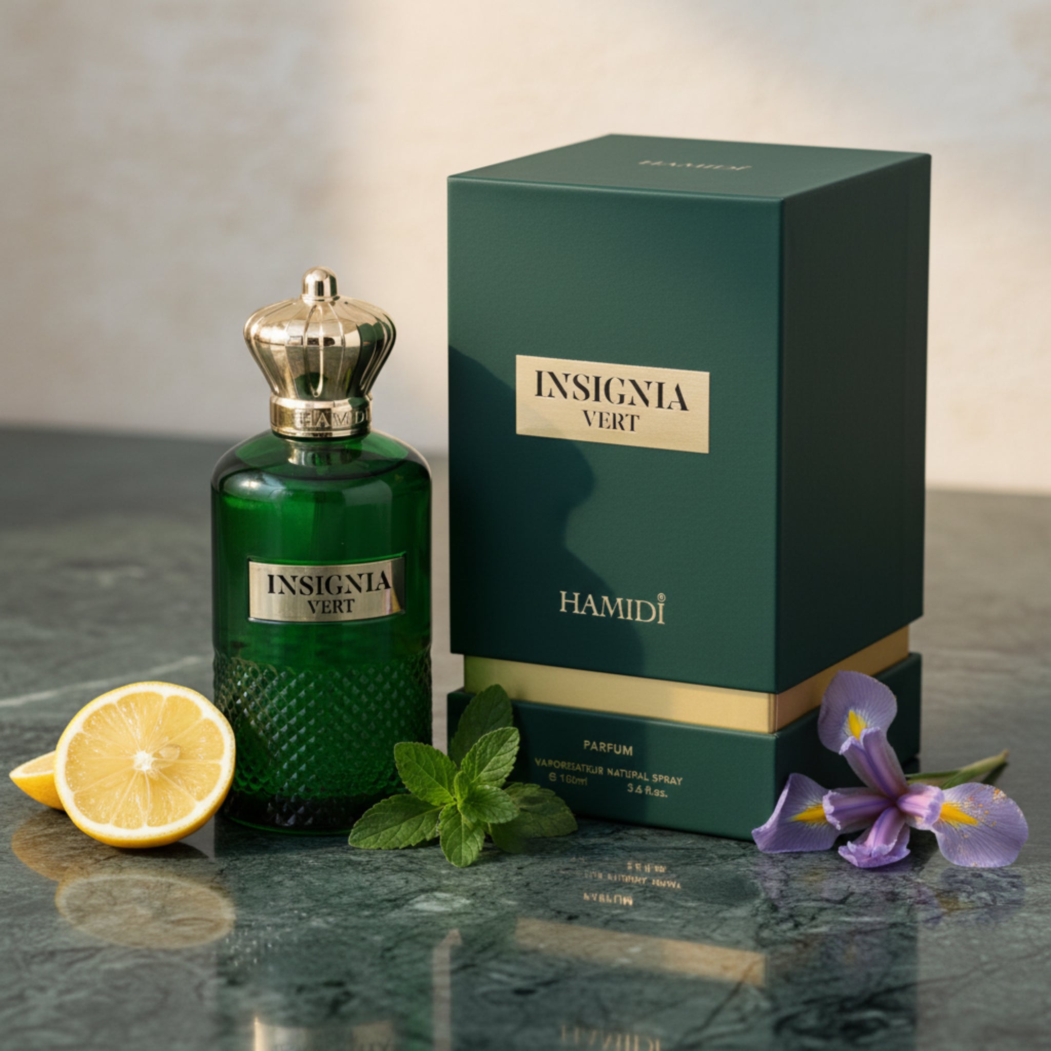 Hamidi Insignia Vert Parfum Spray for Unisex 3.6 fl oz (105ml) - Hamidi