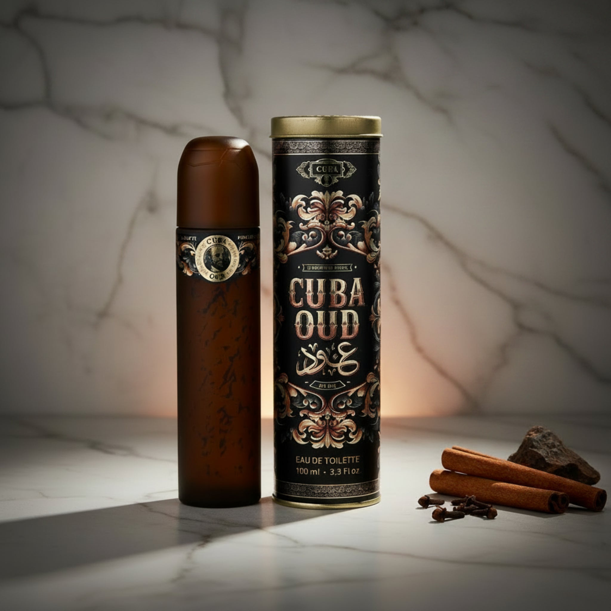 Cuba Oud by Cuba Eau de Toilette Spray for Men 3.3 oz (New in Can)