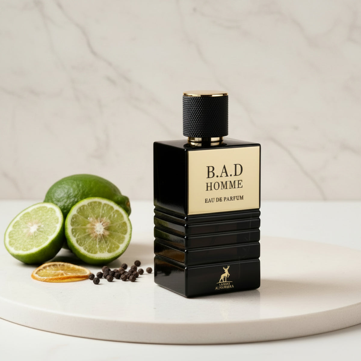 Maison Alhambra B.A.D Pour Homme Eau de Parfum Spray for Men 3.4 oz (100 ml) New in Retail Box