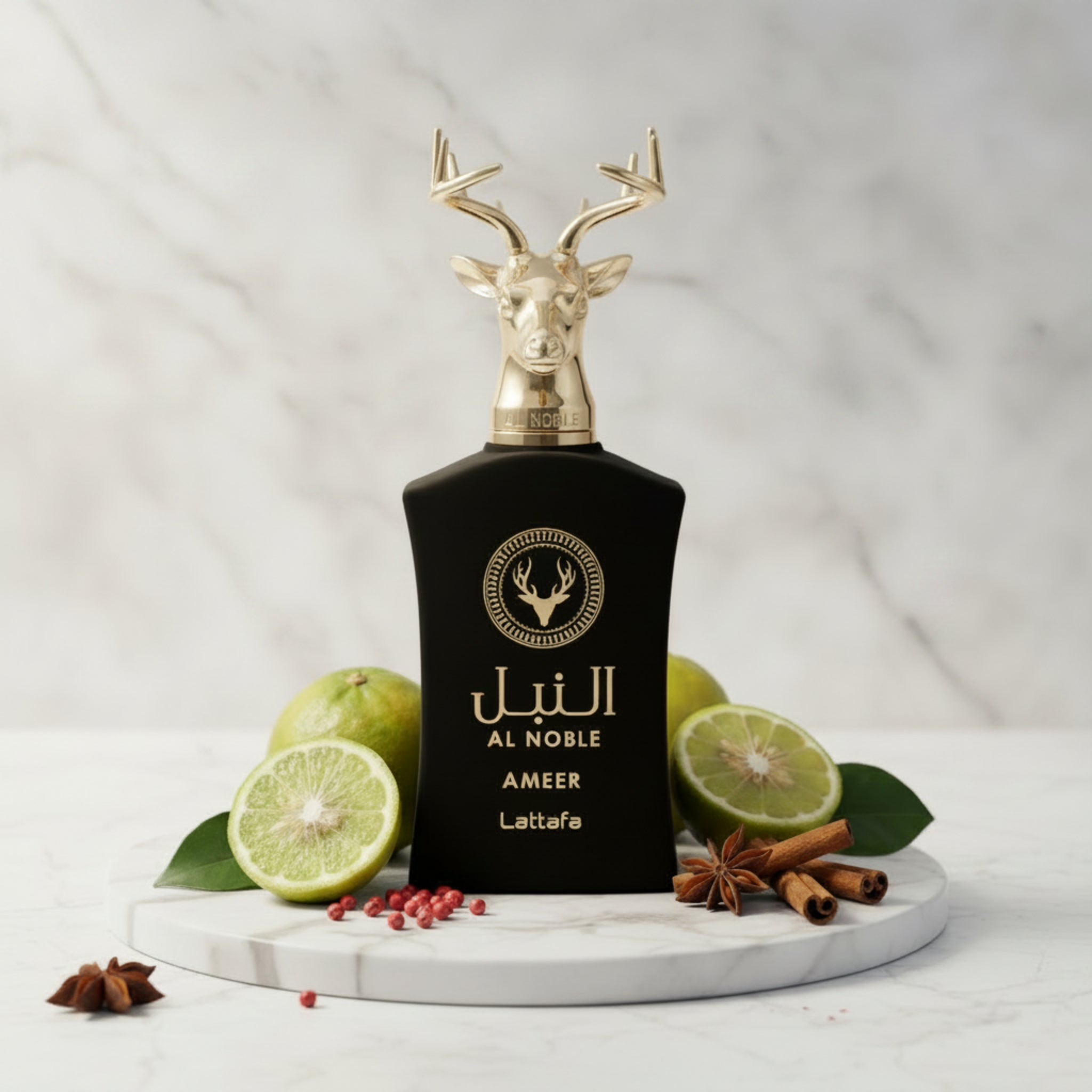 Lattafa Al Noble Ameer Eau de Parfum Spray for Men, 3.4 oz (100 ml) - New Retail Box
