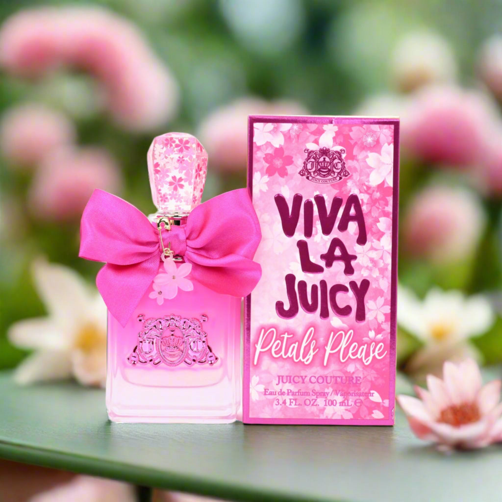 Viva La Juicy Petals Please by Juicy Couture for her EDP 3.3 / 3.4 oz New in Box