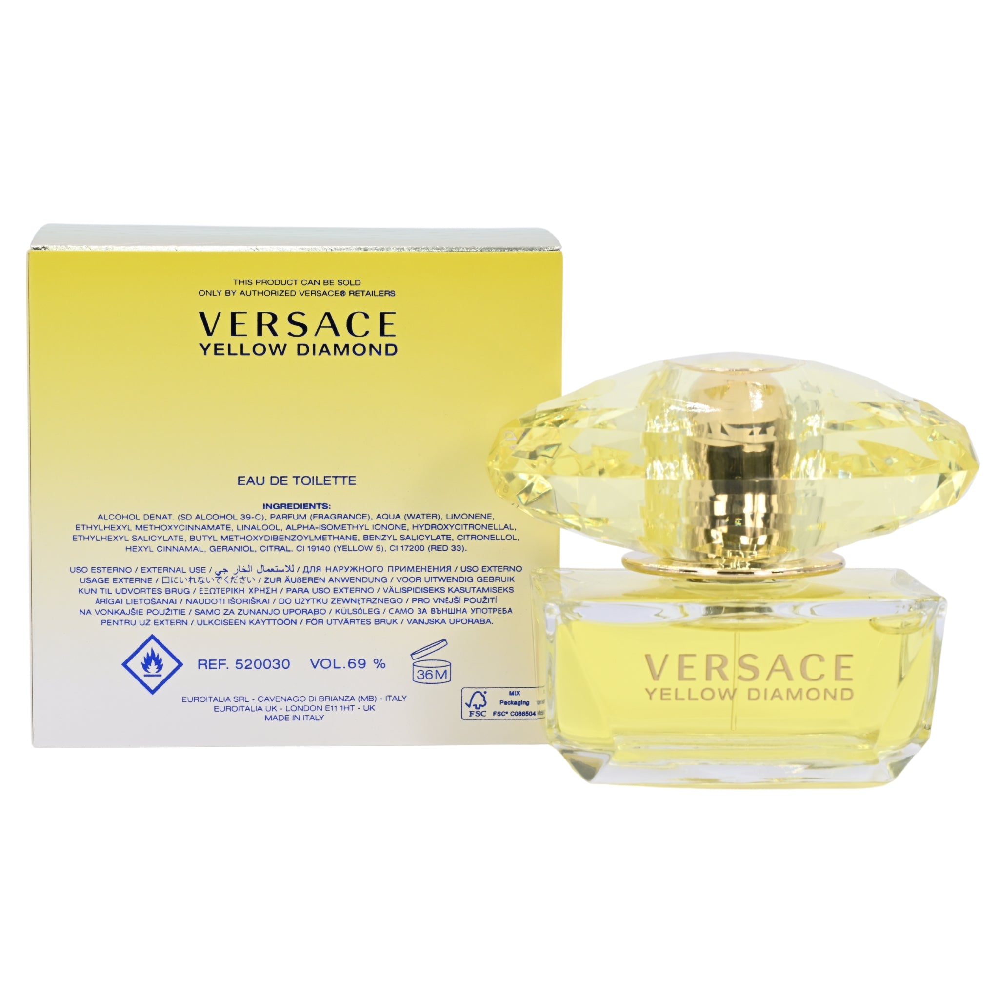 Yellow Diamond by Gianni Versace for women EDT 1.7 oz New in Box (4)