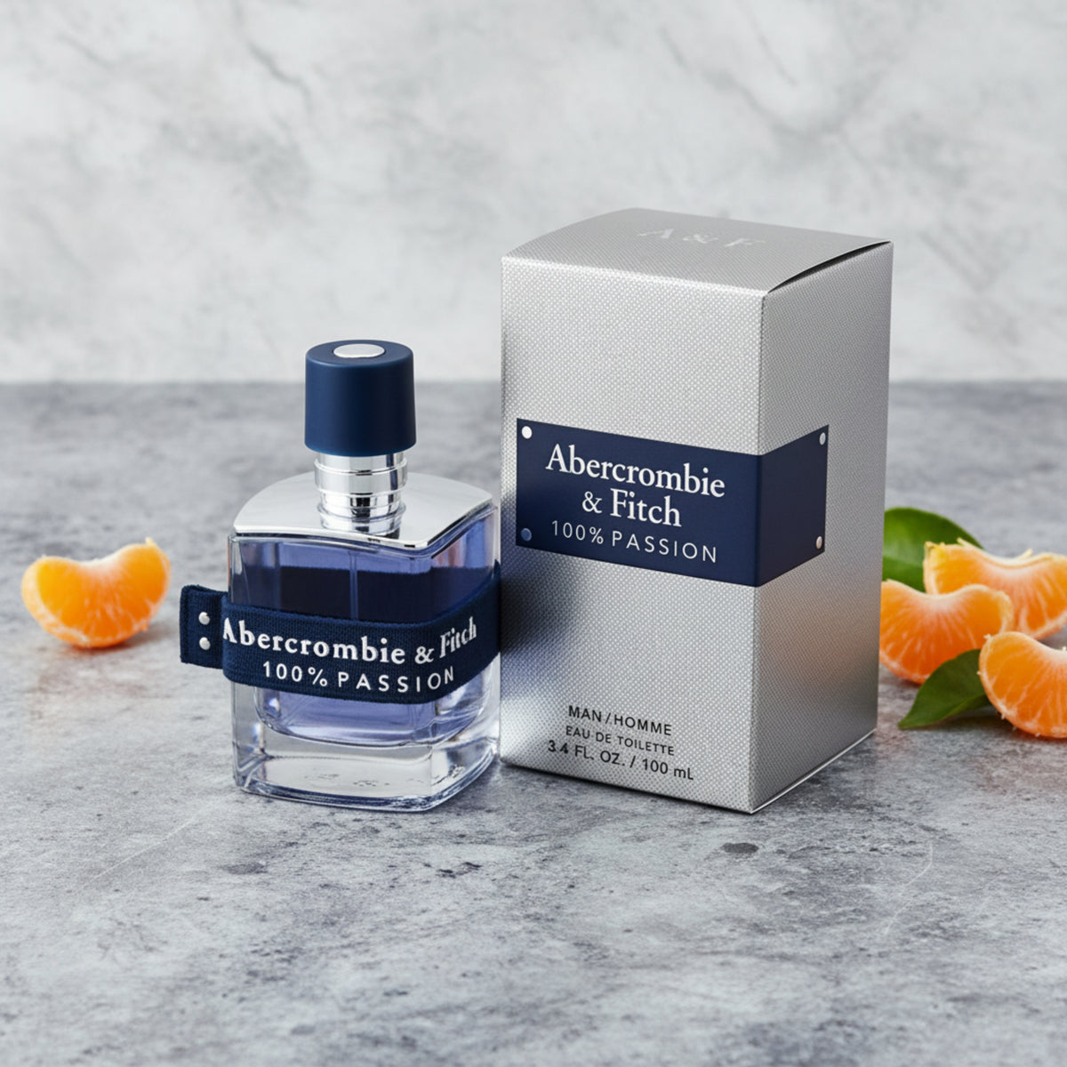 Abercrombie & Fitch 100% Passion Eau de Toilette (EDT) Spray for Men 3.4 oz / 100 ml 085715166708