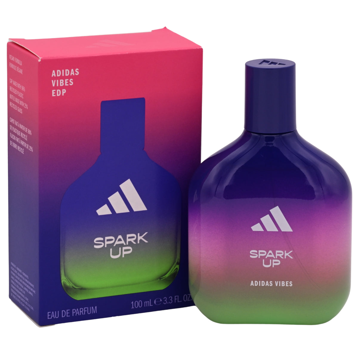 Adidas Vibes Spark Up Eau de Parfum Spray Unisex 3.3 fl oz (100 ml) - Adidas 3616305447210