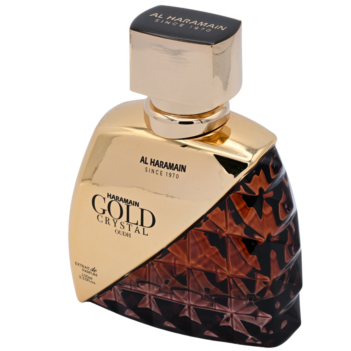 Al Haramain Gold Crystal Oudh Extrait de Parfum Spray Unisex 3.33 oz (100ml) New Retail Box 6291106813524