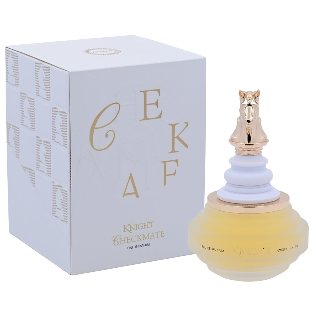 Armaf Checkmate White Knight Eau de Parfum Spray for Women 3.4 oz (100 ml) New Retail Box 6294015188226
