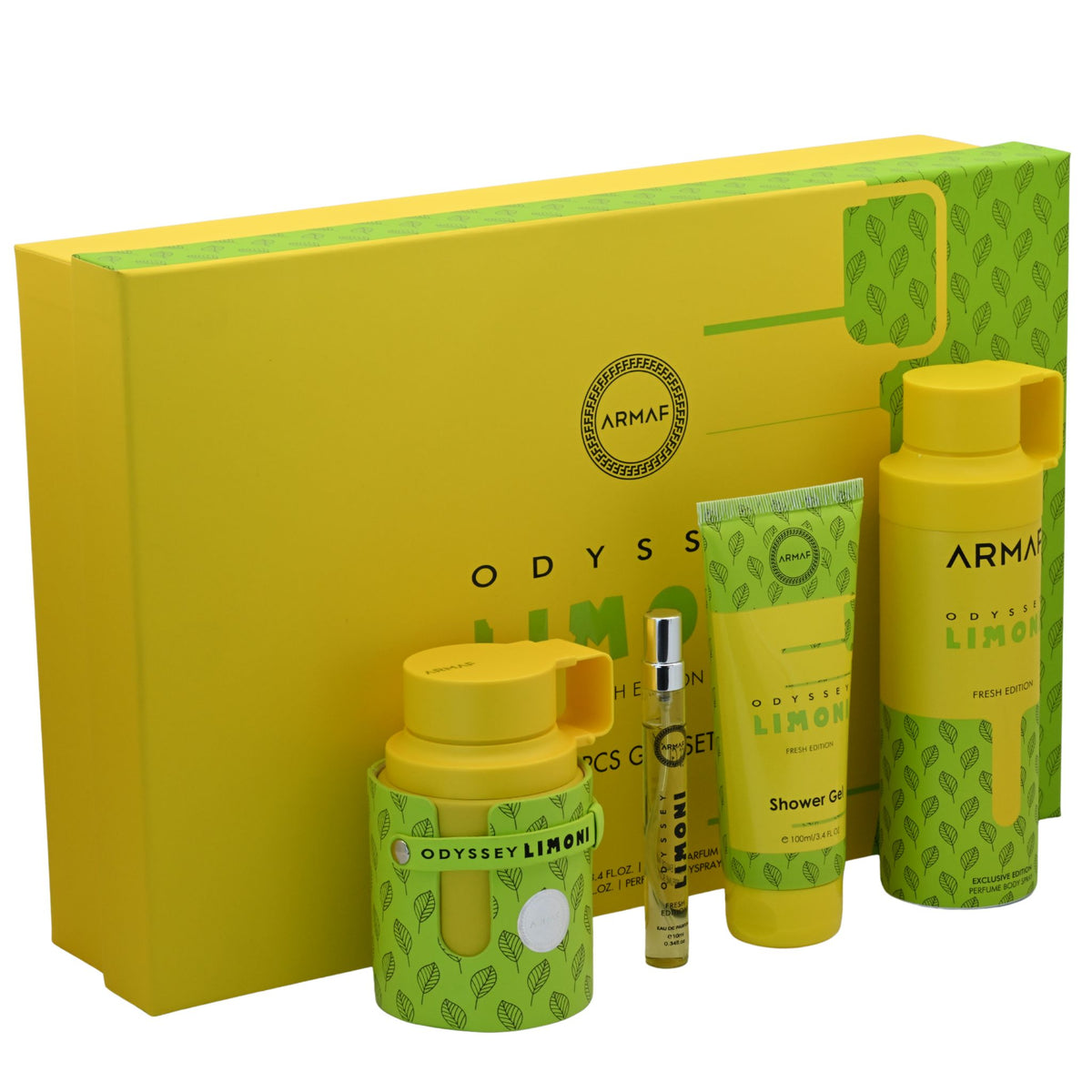 Armaf Odyssey Limoni Fresh Edition EDP Gift Set Men 4-Pc (3.4oz) Armaf 6295199815144