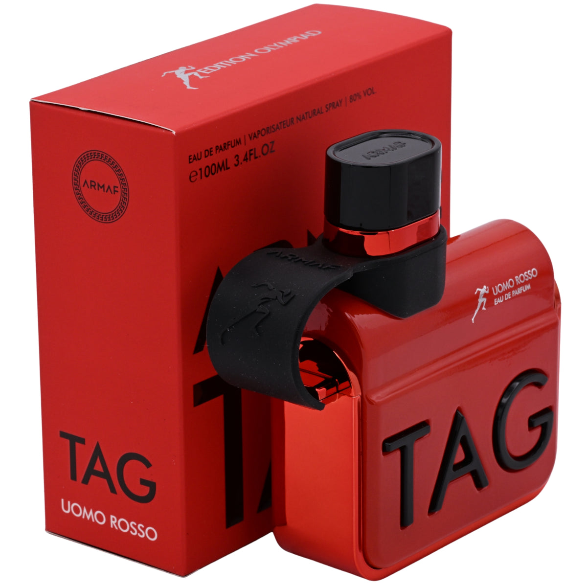 Armaf Tag Him Uomo Rosso Eau de Parfum Spray for Men 3.4 oz (100 ml) New Retail Box 6294015163889