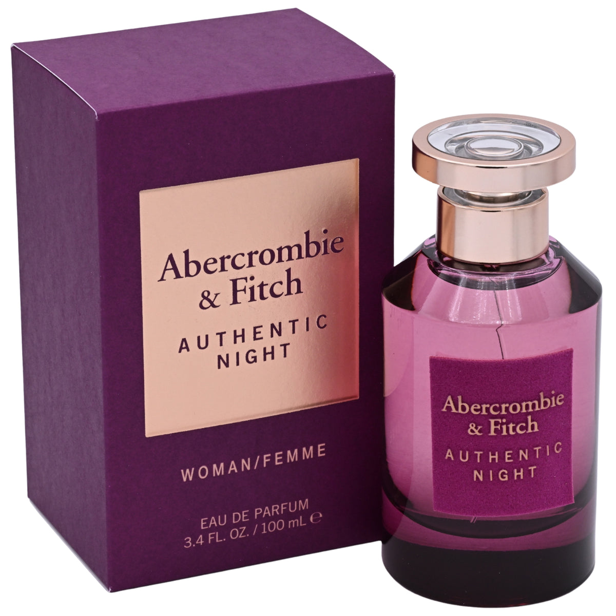 Authentic Night by Abercrombie & Fitch perfume women EDP 3.3 / 3.4 oz New In Box 085715169020