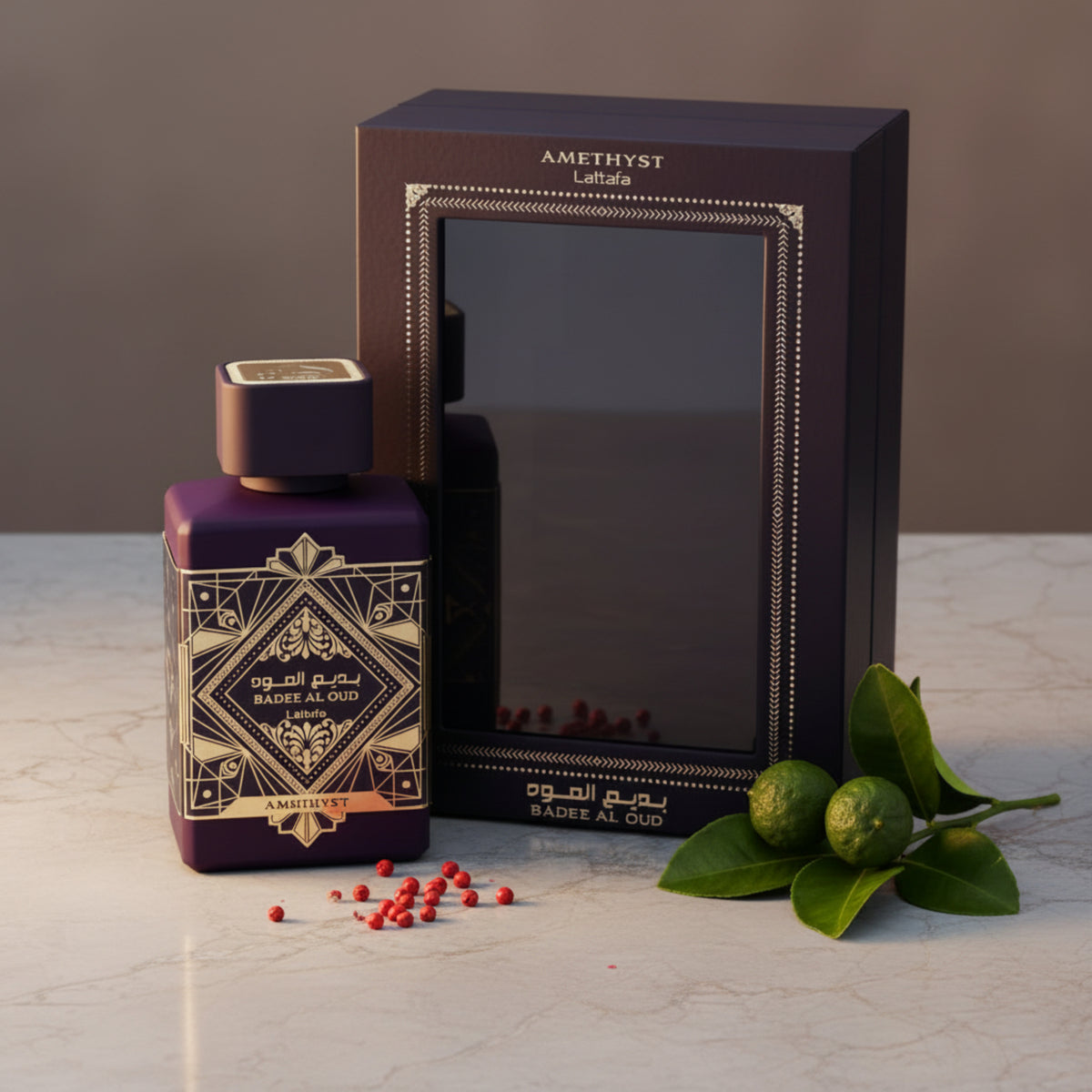Bade'e al Oud Amethyst by Lattafa perfume unisex EDP 3.3 / 3.4 oz New in Box 6291108733875