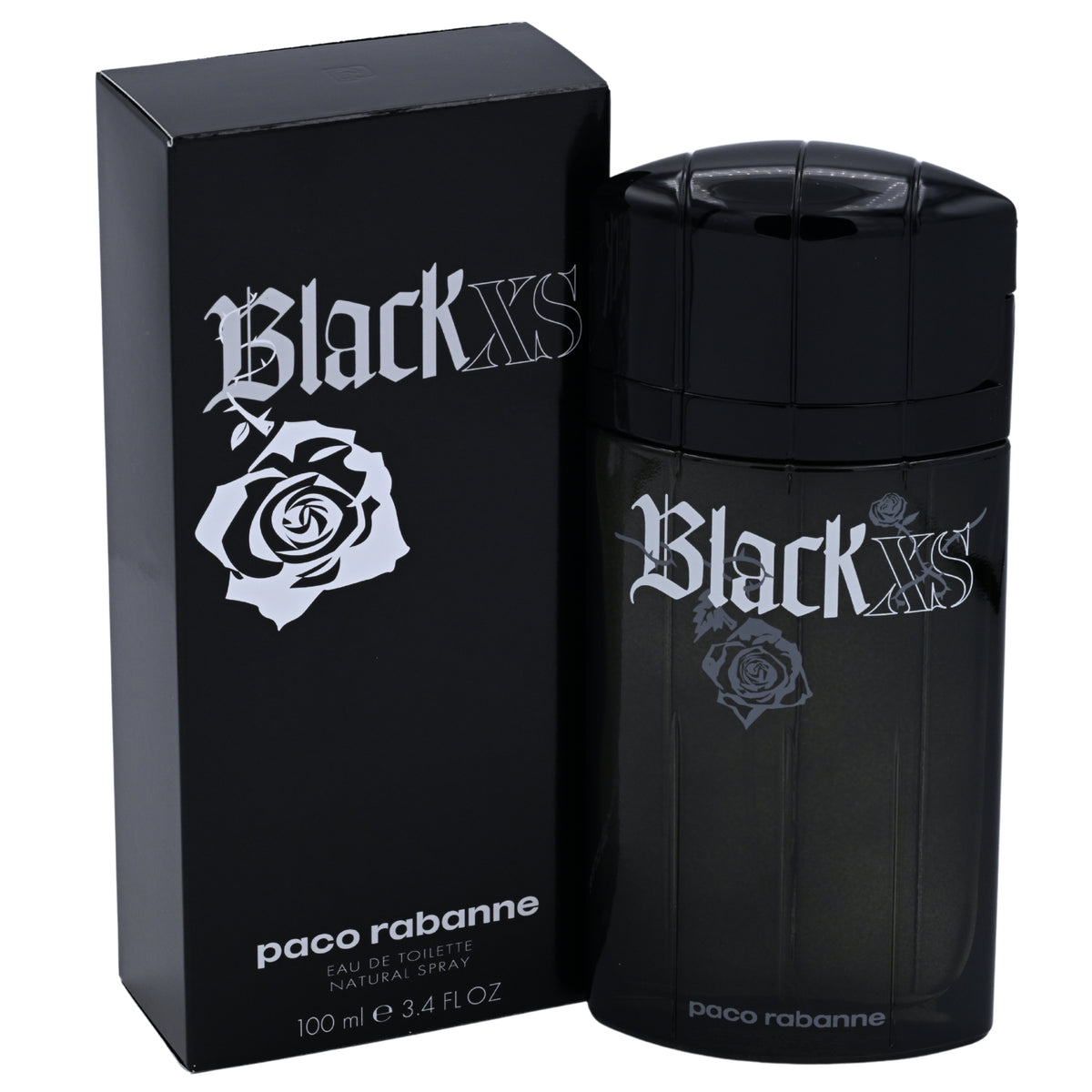 BLACK XS Men Paco Rabanne 3.3 oz 3.4 edt Cologne Spray New in BOX 3349668161348