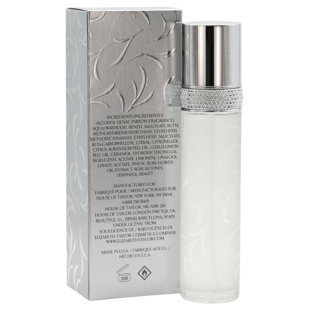 BRILLIANT White Diamonds Elizabeth Taylor women 3.3 oz 3.4 edt NEW IN BOX 719346158053