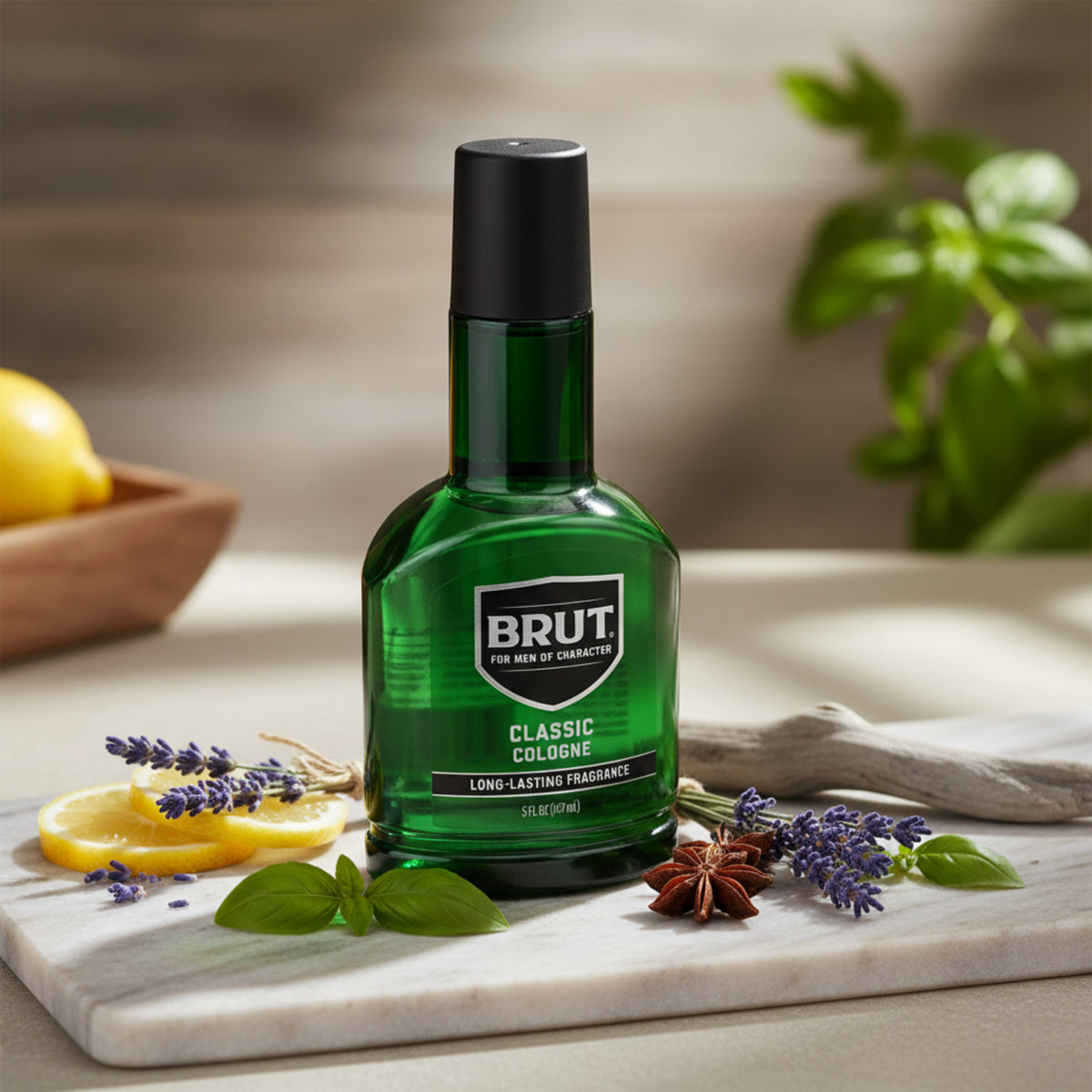 BRUT Brut Classic Scent Eau de Cologne for Men 5.0 fl oz by Fabergé 827755070146