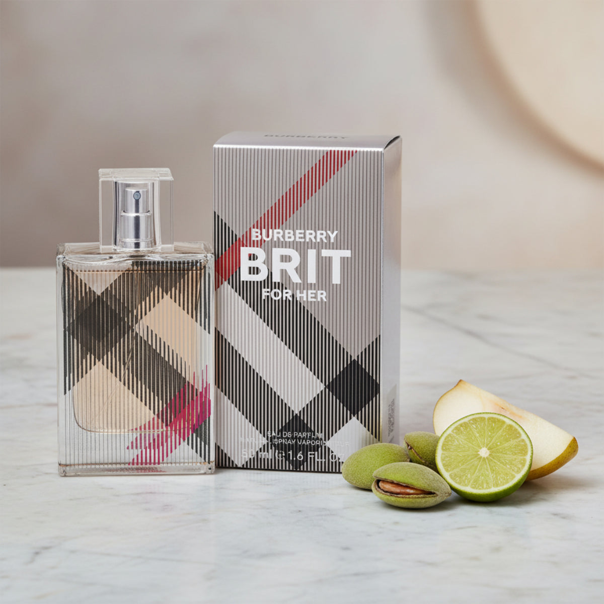Burberry Brit for Her Eau de Parfum Spray for Women 1.6 oz (50 ml) by Burberry 3614226905062