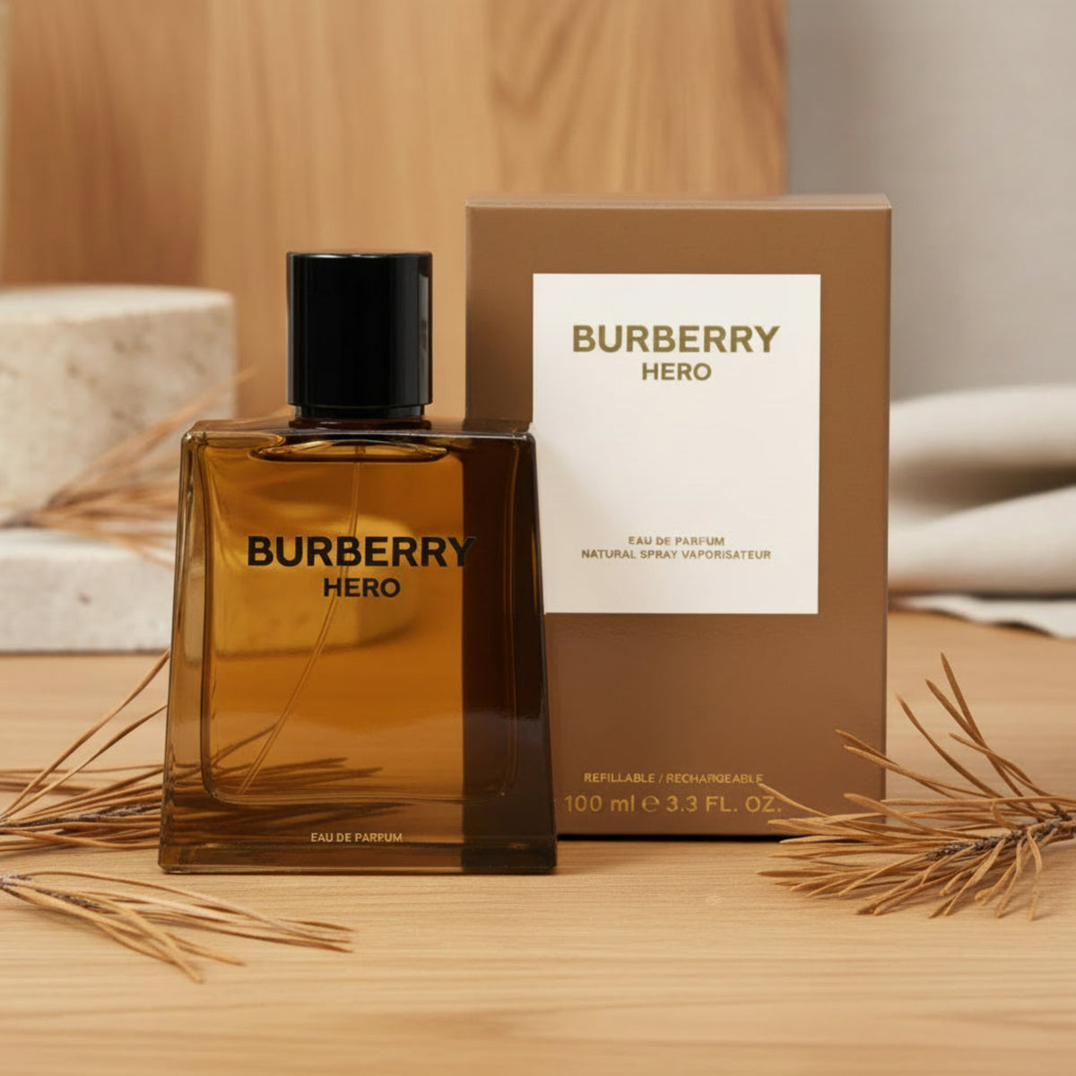 Burberry Hero by Burberry cologne for men EDP 3.3 / 3.4 oz New in Box 3614228838016